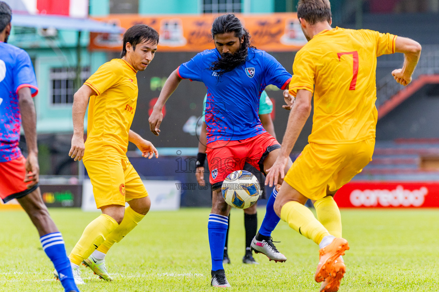 Club P.K vs Victory Sports Club in Day 3 of Second Division 2023 in Male' Maldives on Thursday, 28th December 2023. Photos: Nausham Waheed / images.mv