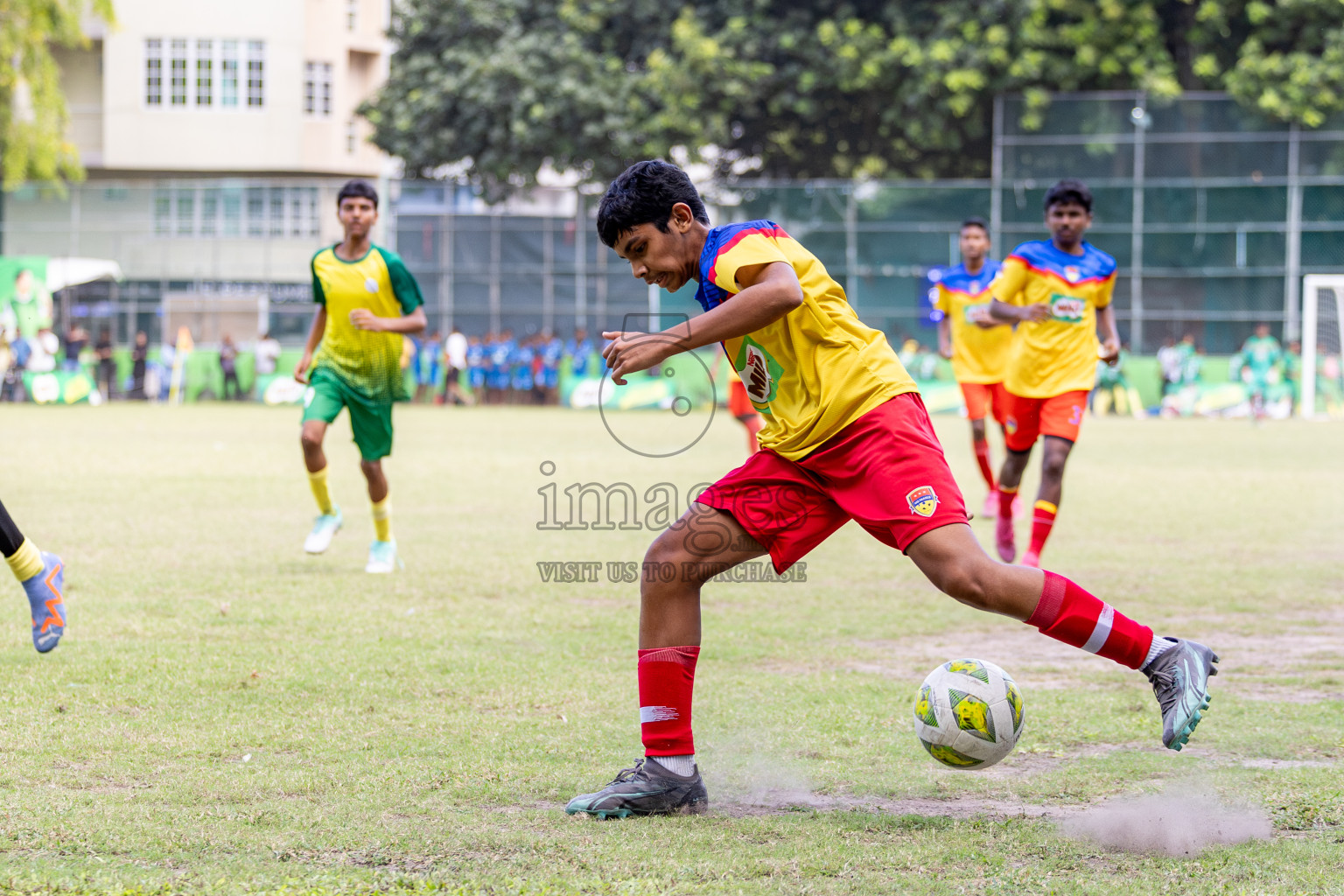 Day 2 of MILO Academy Championship 2024 held in Henveyru Stadium, Male', Maldives on Thursday, 1st November 2024. 
Photos:Hassan Simah / Images.mv