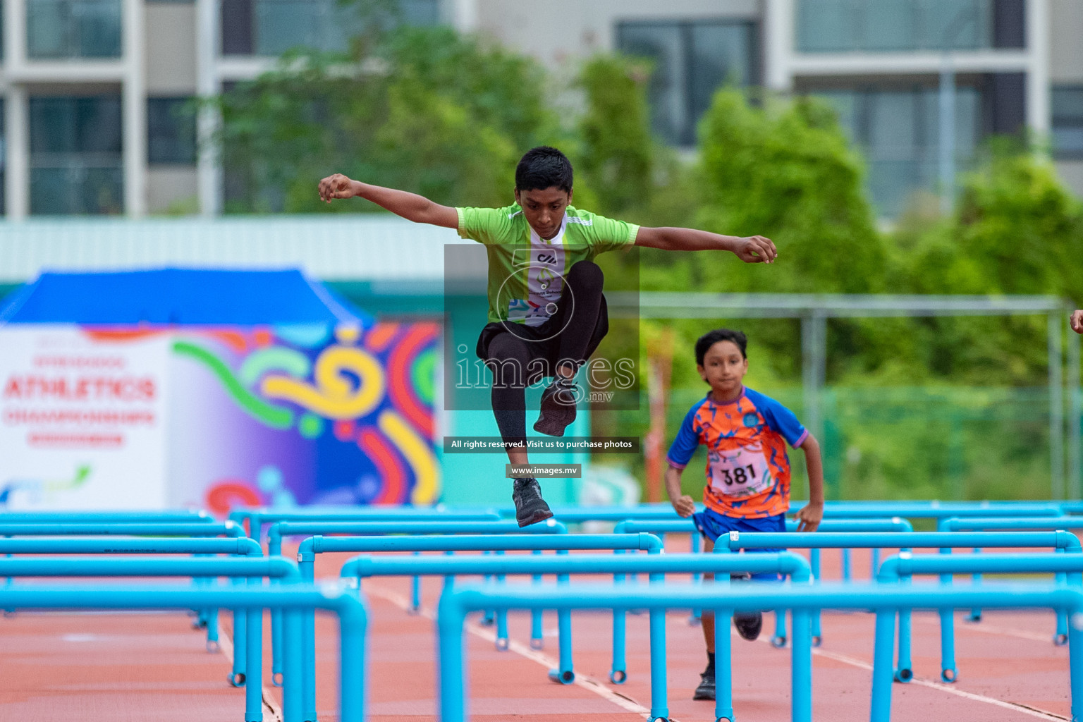 Day two of Inter School Athletics Championship 2023 was held at Hulhumale' Running Track at Hulhumale', Maldives on Sunday, 15th May 2023. Photos: Nausham Waheed / images.mv