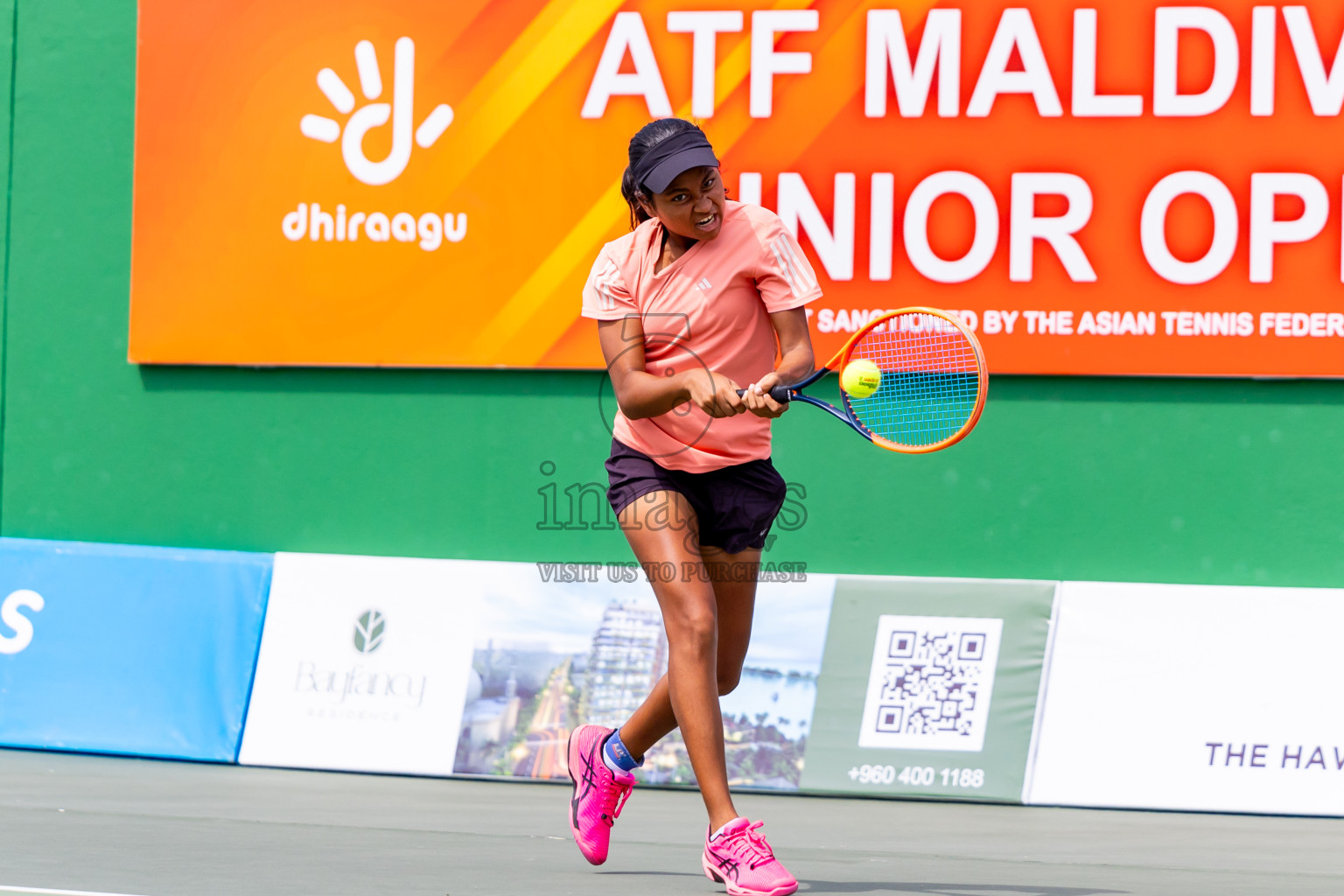 Day 4 of ATF Maldives Junior Open Tennis was held in Male' Tennis Court, Male', Maldives on Thursday, 12th December 2024. Photos: Nausham Waheed/ images.mv