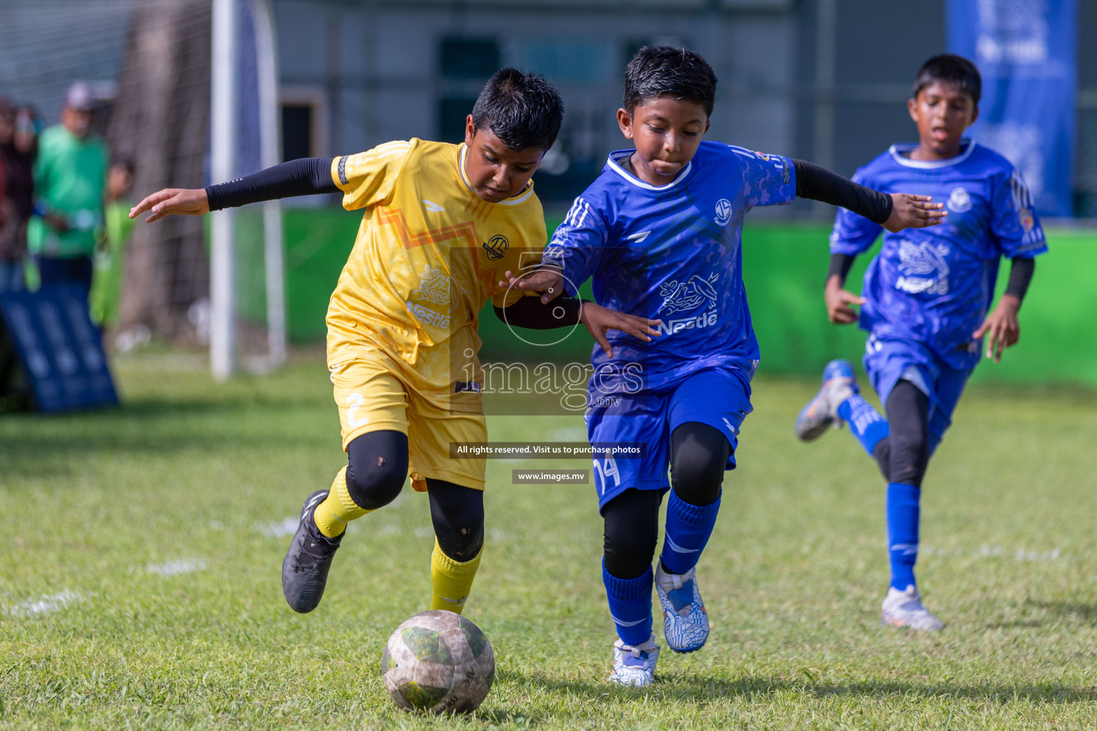 Day 4 of Nestle Kids Football Fiesta, held in Henveyru Football Stadium, Male', Maldives on Saturday, 14th October 2023
Photos: Ismail Thoriq / images.mv