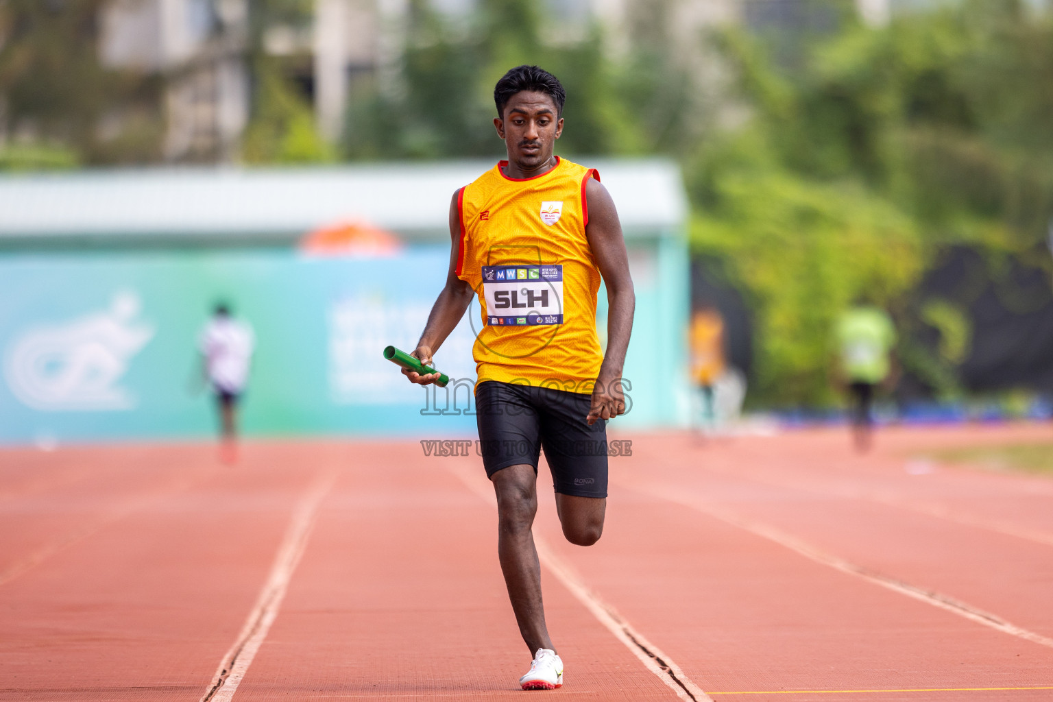 Day 5 of MWSC Interschool Athletics Championships 2024 held in Hulhumale Running Track, Hulhumale, Maldives on Wednesday, 13th November 2024. Photos by: Raif Yoosuf / Images.mv