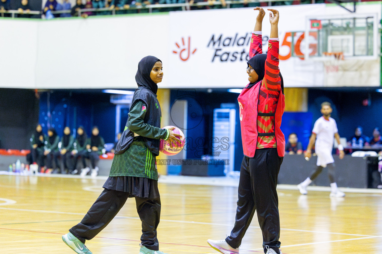 Day 2 of Inter-School Netball Tournament 2025 was held in Social Center Indoor Hall on Sunday, 19th October 2025.
Photos: Ismail Thoriq / images.mv