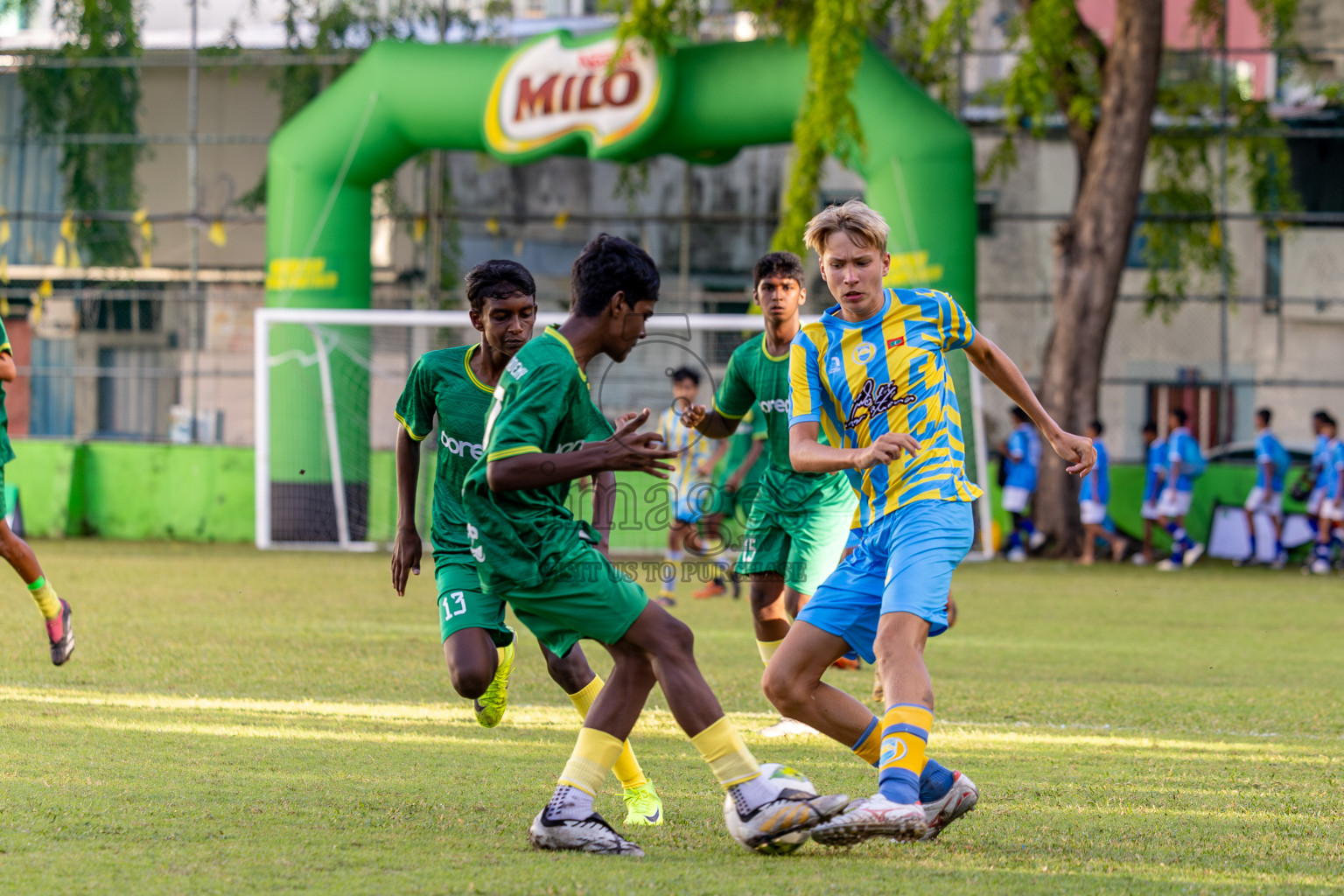 Day 4 of MILO Academy Championship 2024 (U-14) was held in Henveyru Stadium, Male', Maldives on Sunday, 3rd November 2024. 
Photos: Hassan Simah / Images.mv