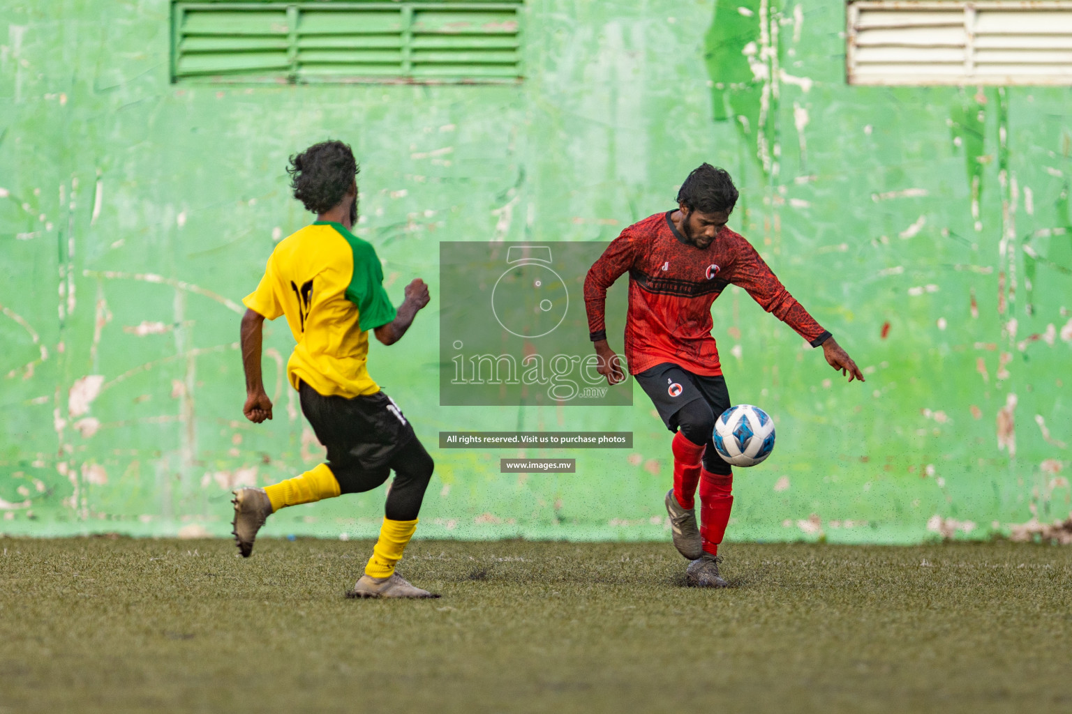 Little Town Sports vs  Lorenzo Sports Club in the 2nd Division 2022 on 16th July 2022, held in National Football Stadium, Male', Maldives Photos: Hassan Simah / Images.mv