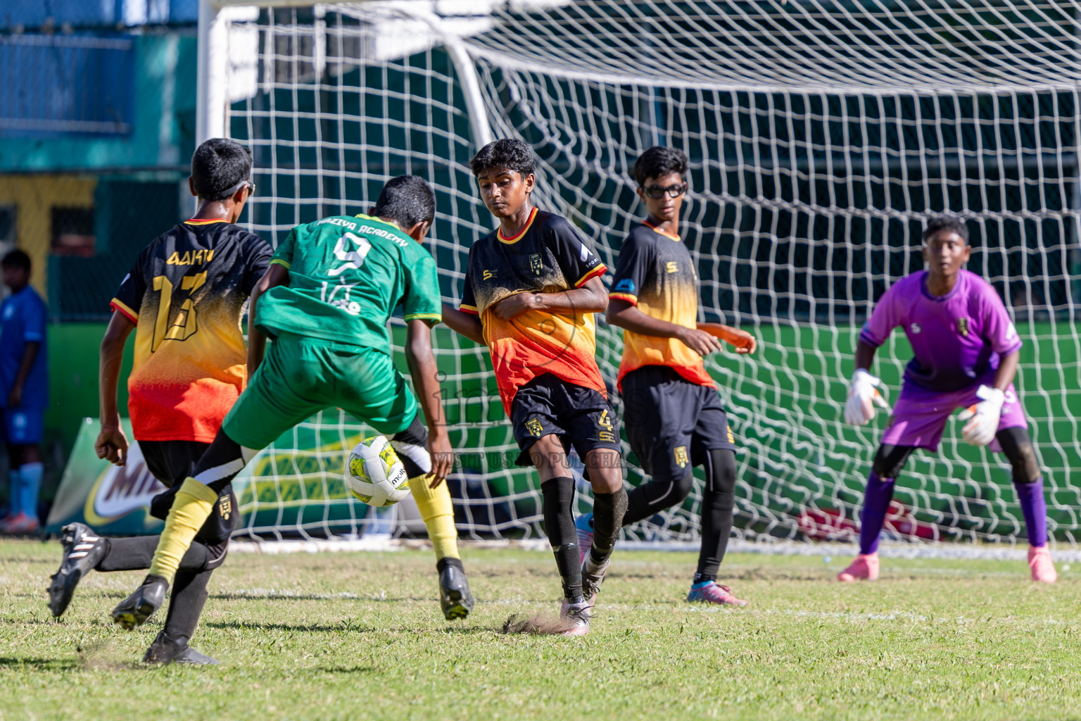 Day 3 of MILO Academy Championship 2024 (U-14) was held in Henveyru Stadium, Male', Maldives on Saturday, 2nd November 2024.
Photos: Hassan Simah / Images.mv