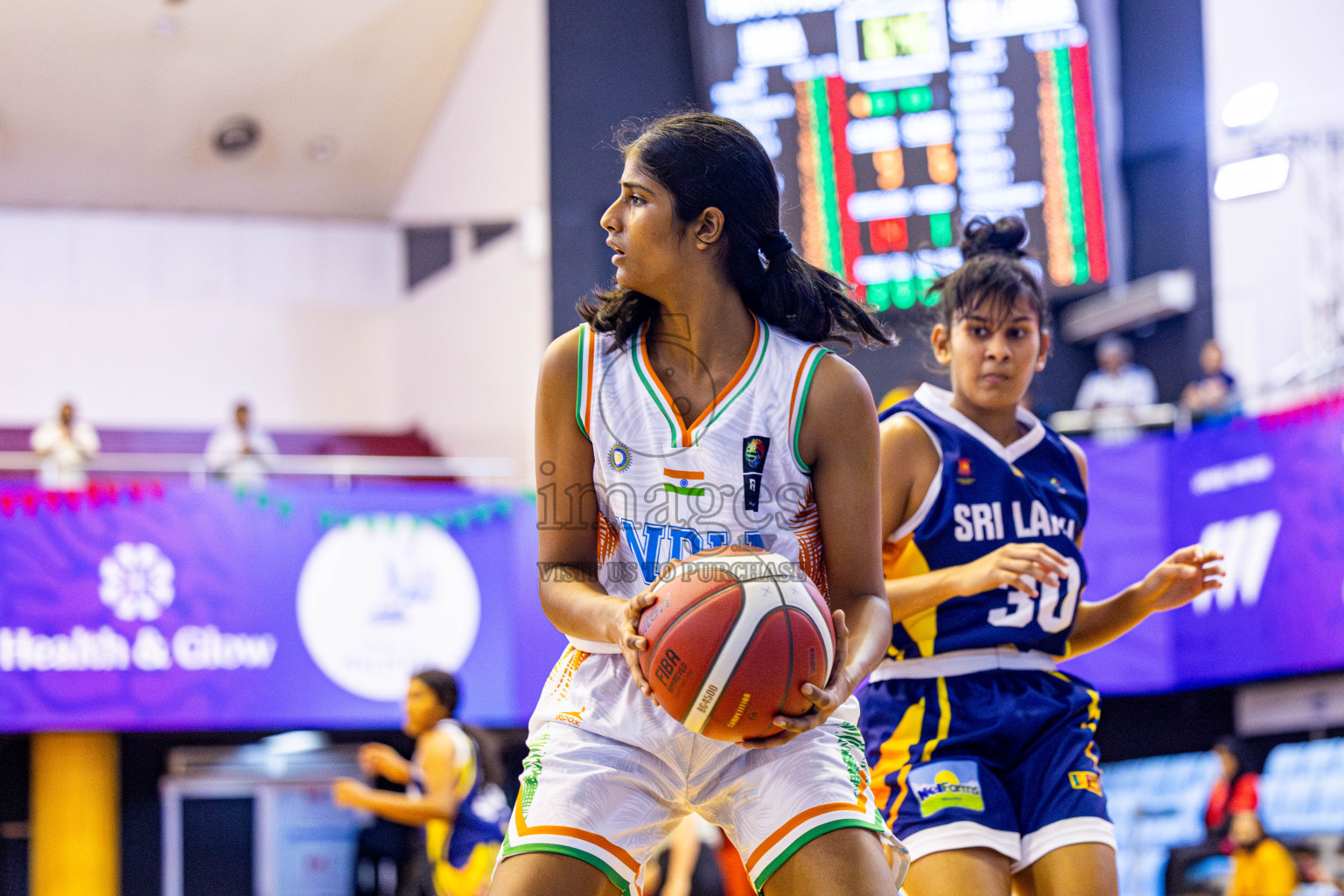 Sri Lanka vs India in the Final of Under 16 Woman's Asian Cup SABA Qualifiers 2025 was held in Social Center, Male', Maldives on Sunday, 15th June 2025. Photos: Nausham Waheed / images.mv