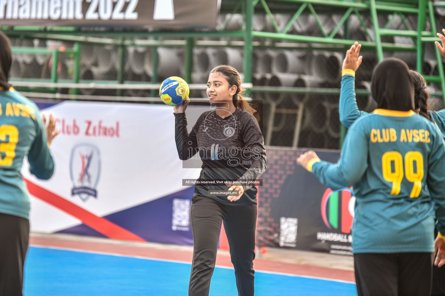 Day 10 of Milo 6th Inter Office Handball Tournament 2022 - Photos by Nausham Waheed