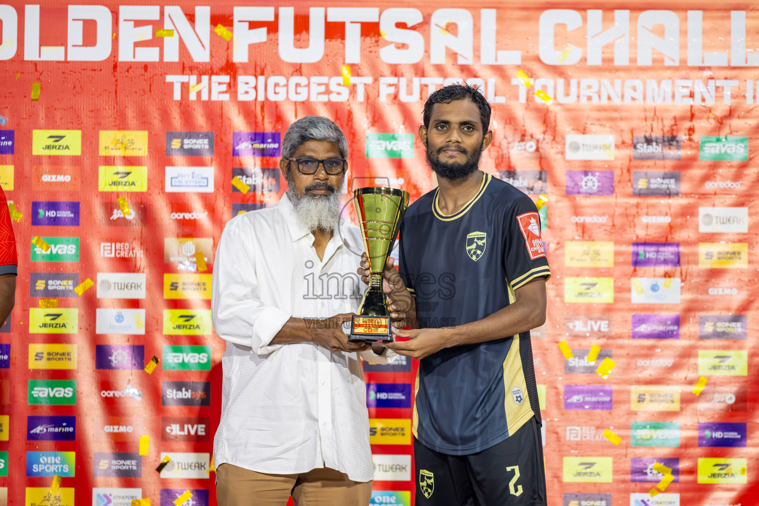 R Dhuvaafaru vs R Inguraidhoo in Raa Atoll Final in Day 24 of Golden Futsal Challenge 2025 was held on Tuesday , 28th January 2025, in Hulhumale', Maldives. Photos: Ismail Thoriq / images.mv