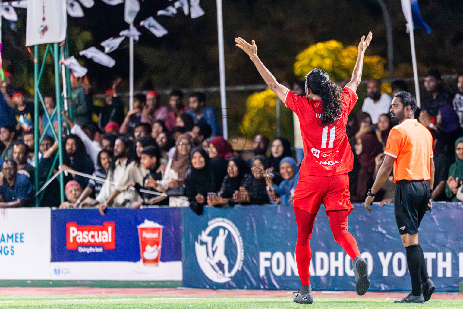 Kanmathi SC VS Foemathi Day 6 - Fonadhoo Youth Futsal Challenge 2025 held in Fonadhoo Futsal Stadium, L. Fonadhoo, Maldives on Wednesday, 31st October 2025 Photos: Arif Rasheed / images.mv