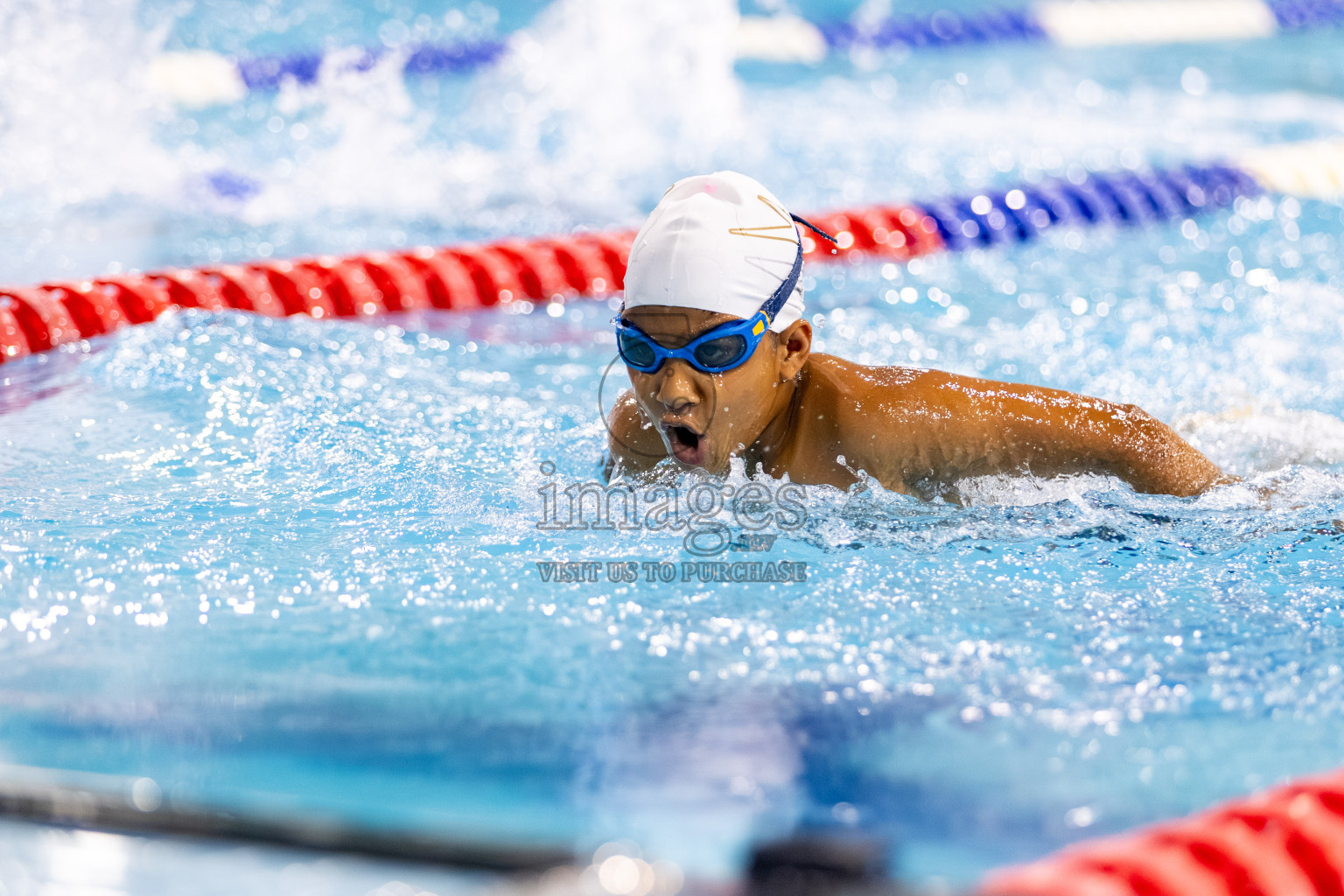 Day 3 of BML 6th National Kids Swimming Kids Festival 2025 held in Hulhumale', Maldives on Wednesday, 5th November 2024. 
Photos: Hassan Simah / images.mv