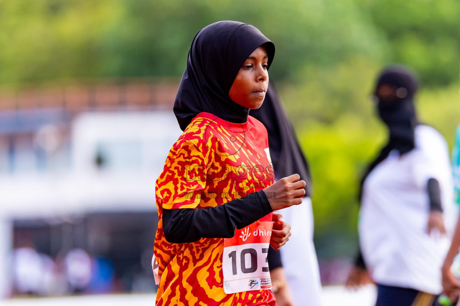 Day 5 of Inter-school Athletics Championship 2025 held in Ekuveni Synthetic Track, Male', Maldives on Saturday, 11th October 2025. Photos by: Nausham Waheed / Images.mv