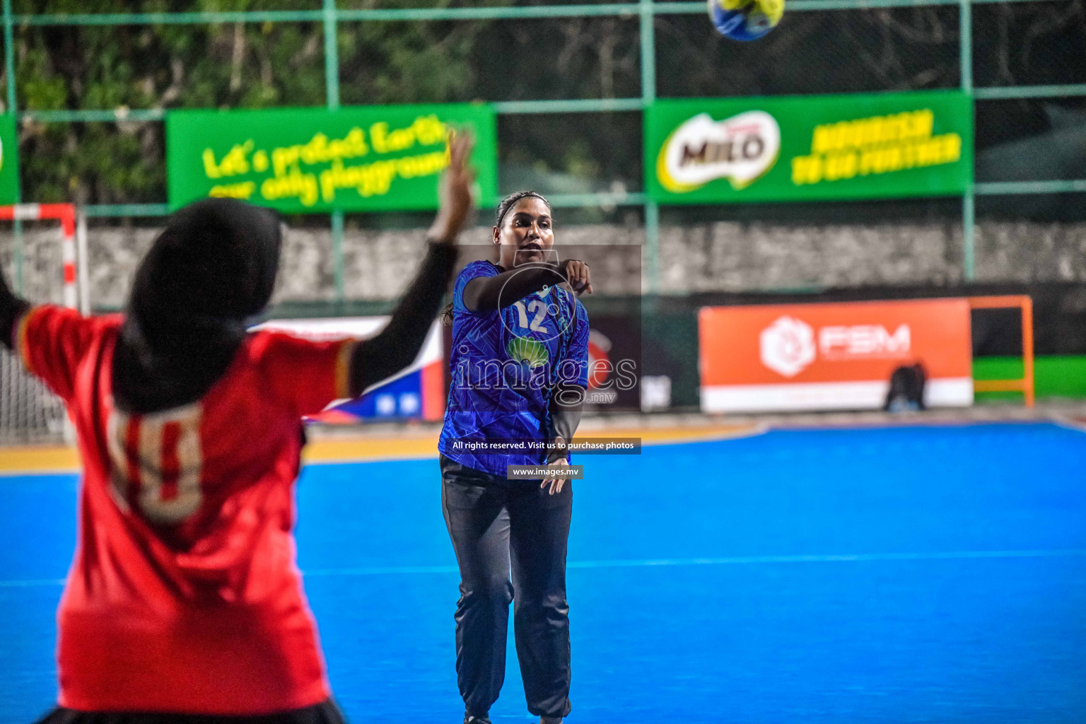 Day 9 of Milo 6th Inter Office Handball Tournament 2022 - Photos by Nausham Waheed