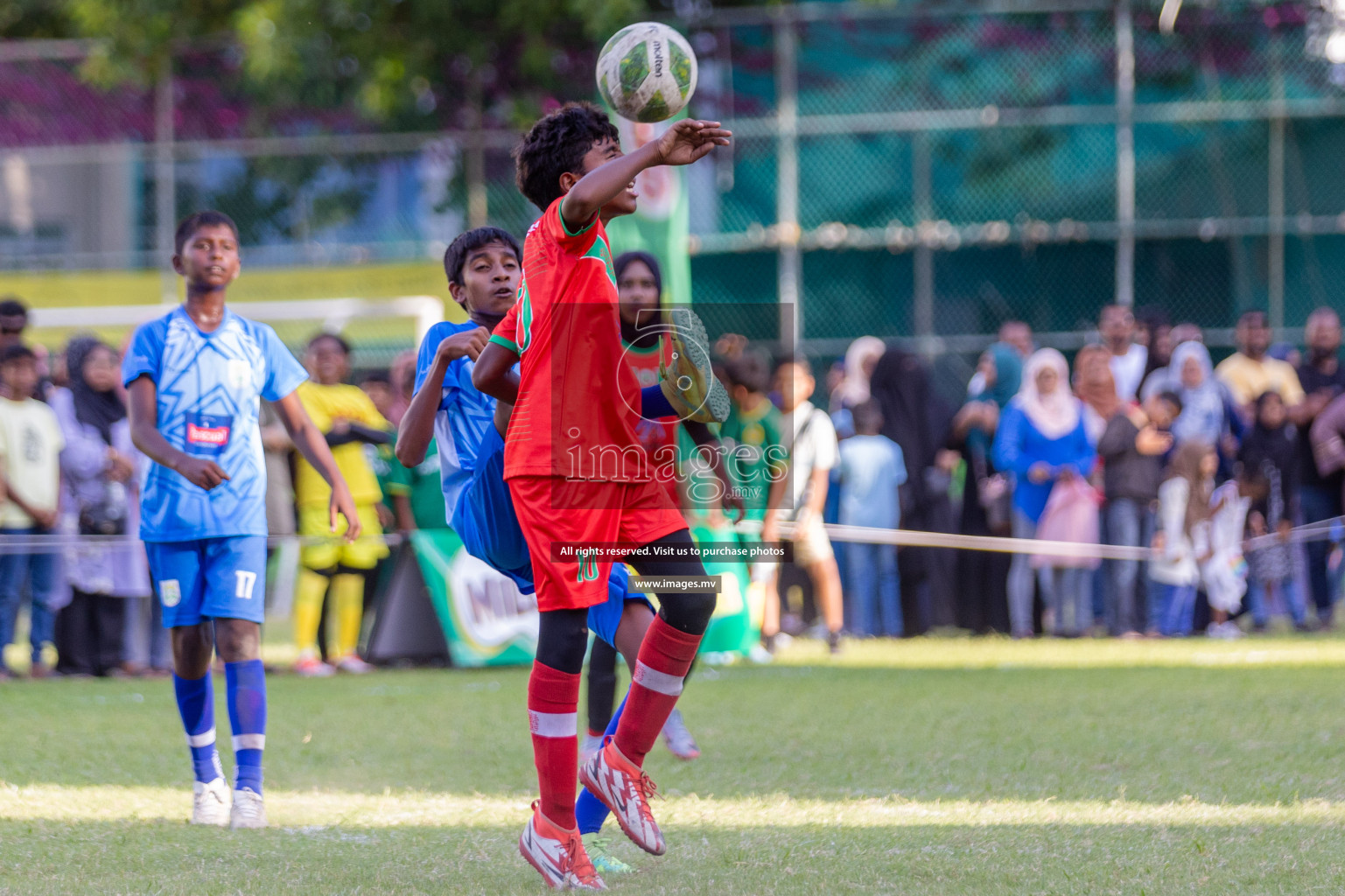 Day 1 of MILO Academy Championship 2023 (U12) was held in Henveiru Football Grounds, Male', Maldives, on Friday, 18th August 2023. 
Photos: Shuu Abdul Sattar / images.mv