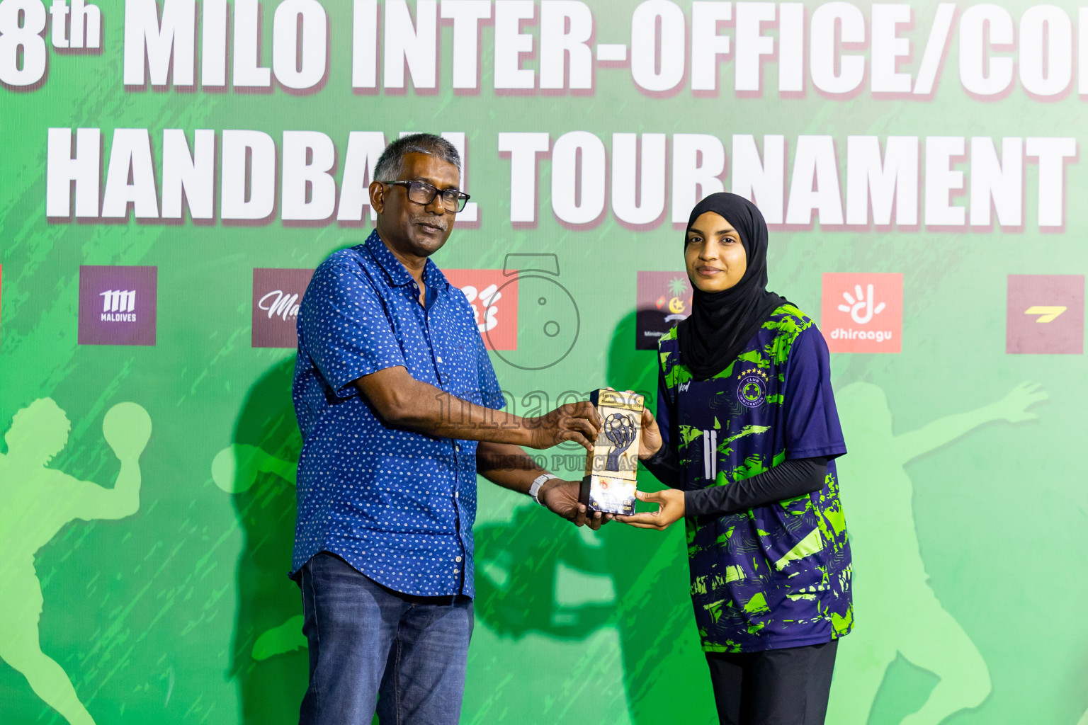 1st Division Final of 8th Inter-Office/Company Handball Tournament 2024, held in Handball ground, Male', Maldives on Tuesday, 11th September 2024 Photos: Nausham Waheed/ Images.mv