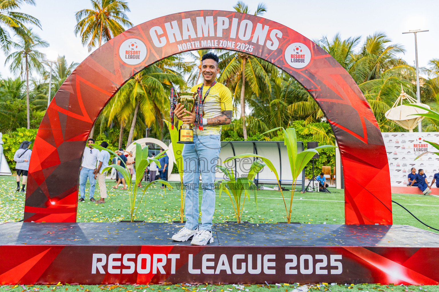 Jumeirah vs Varu in Final of Resort League 2025 (North Male Zone) was held on Saturday, 27th September 2025 in One And Only Reethi Rah Maldives Resort, Photos: Areef Adam / images.mv
