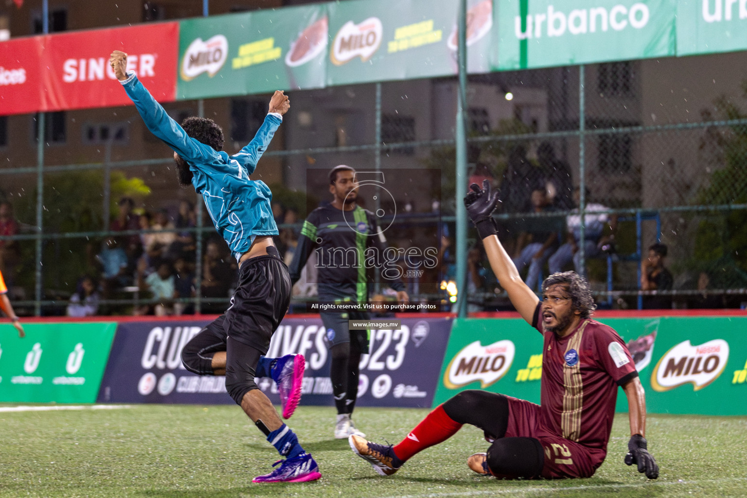 Mira SC vs Umraani Club in Club Maldives Cup Classic 2023 held in Hulhumale, Maldives, on Thursday, 20th July 2023 Photos: Mohamed Mahfooz Moosa / images.mv