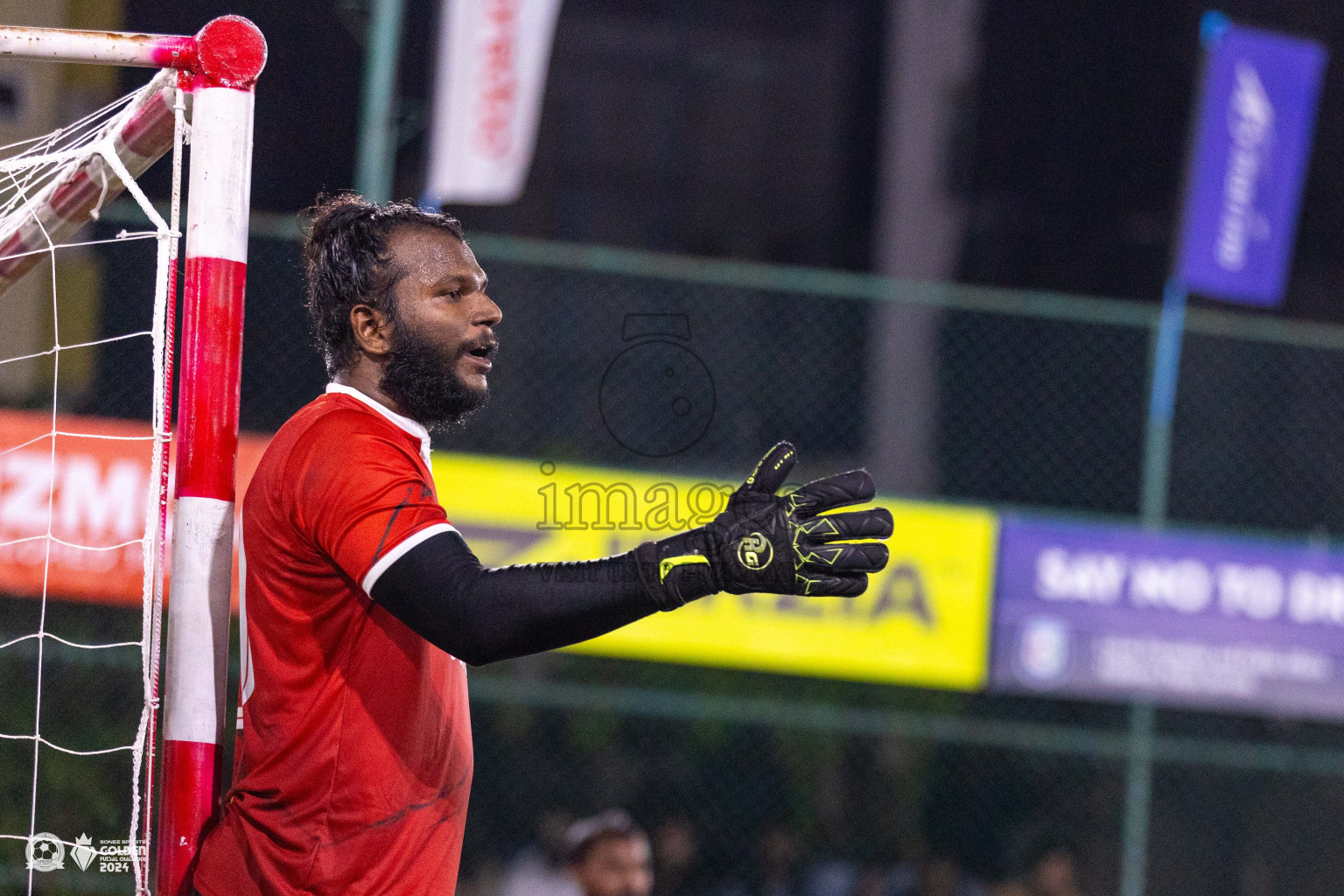 ADh Mandhoo vs ADh Omadhoo in Day 7 of Golden Futsal Challenge 2024 was held on Saturday, 20th January 2024, in Hulhumale', Maldives Photos: Ismail Thoriq / images.mv