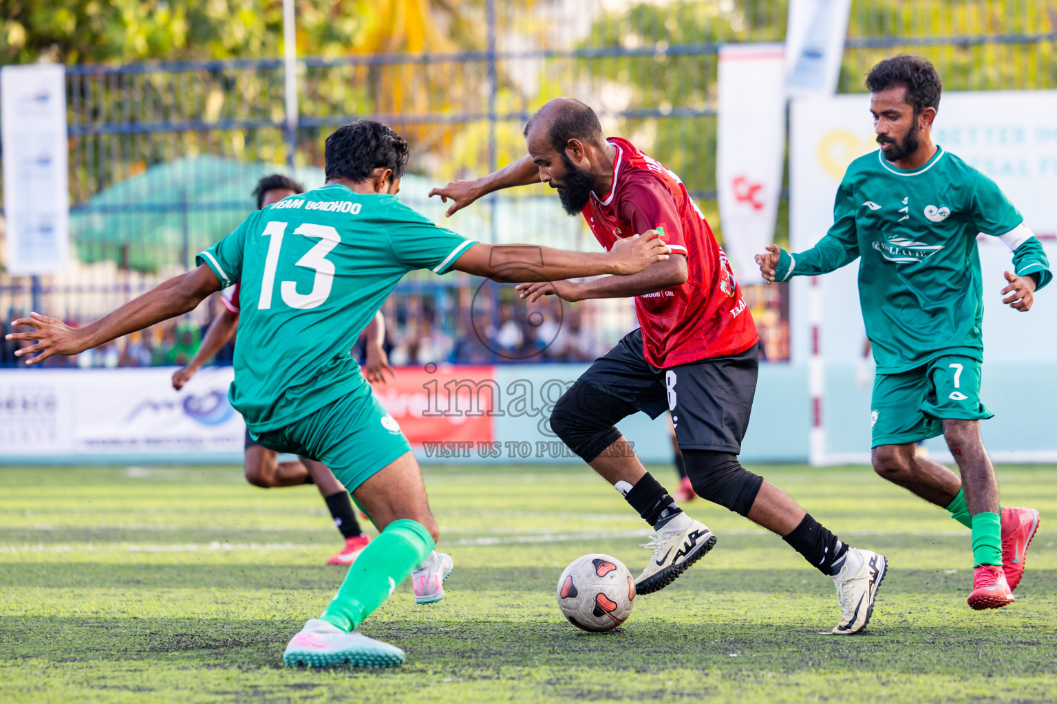 Maalhos vs Goidhoo in Day 6 of Better in Baa Futsal Fiesta 2025 Men's division held in B. Eydhafushi, Maldives on Monday, 10th November 2025. Photos: Nausham Waheed / images.mv