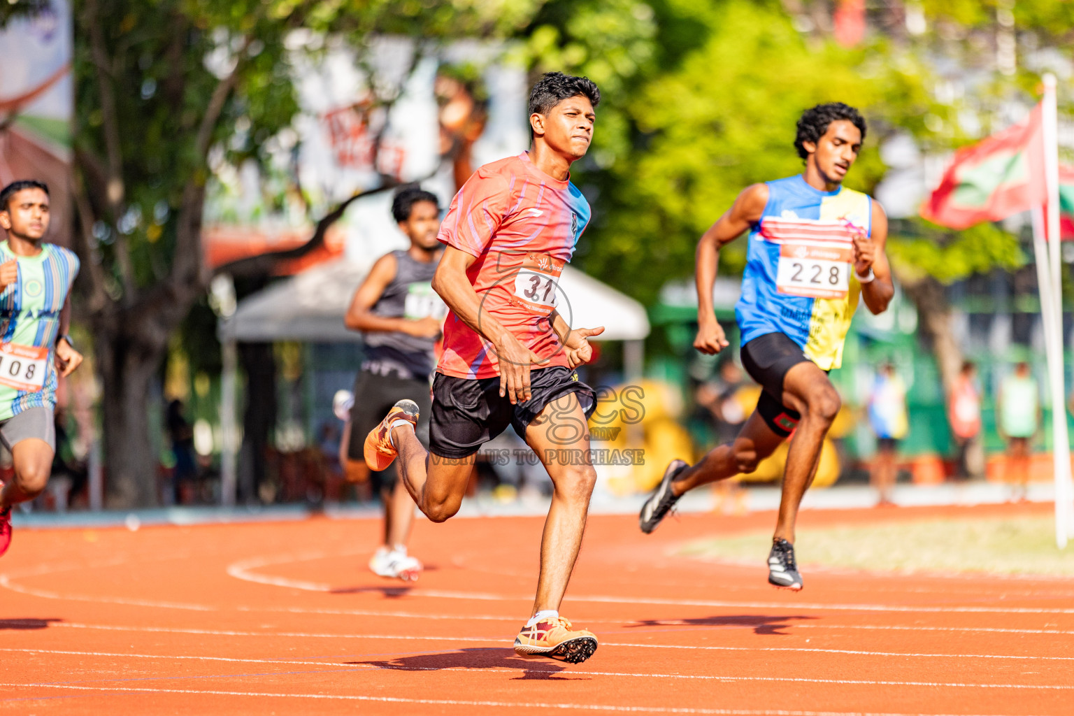 Day 1 of National Athletics Championship 2025 was held at Ekuveni Running Ground in Male', Maldives on Thursday, 14th August 2025. Photos: Areef Adam / images.mv