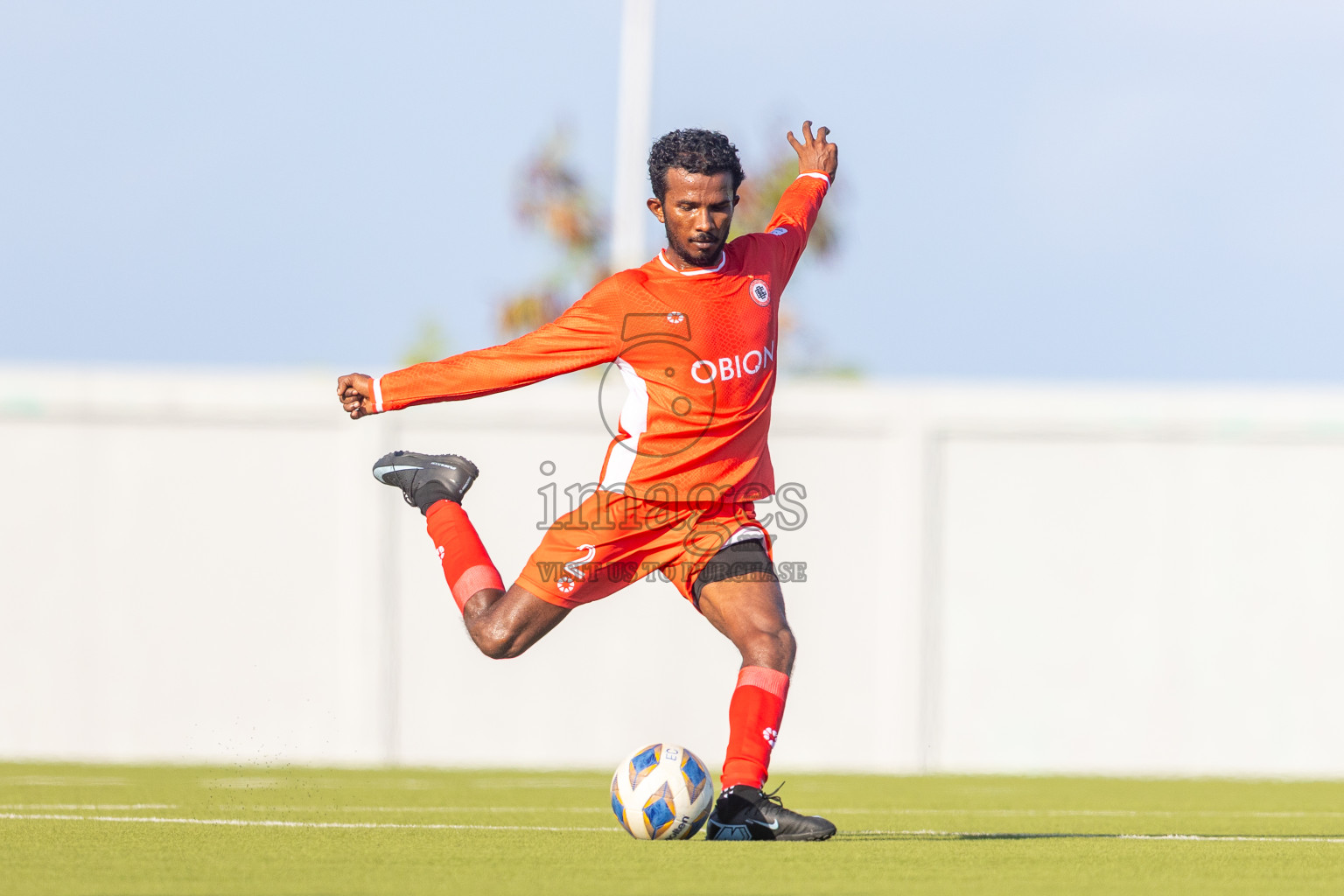 Huss Songun Football Team vs CC Sports Club in Day 2 of Eydhafushi Cup 2025 held in Eydhafushi Football Stadium at B. Eydhafushi, Maldives on Saturday, 6th September 2025. Photos: Mohamed Mahfouz Moosa / images.mv