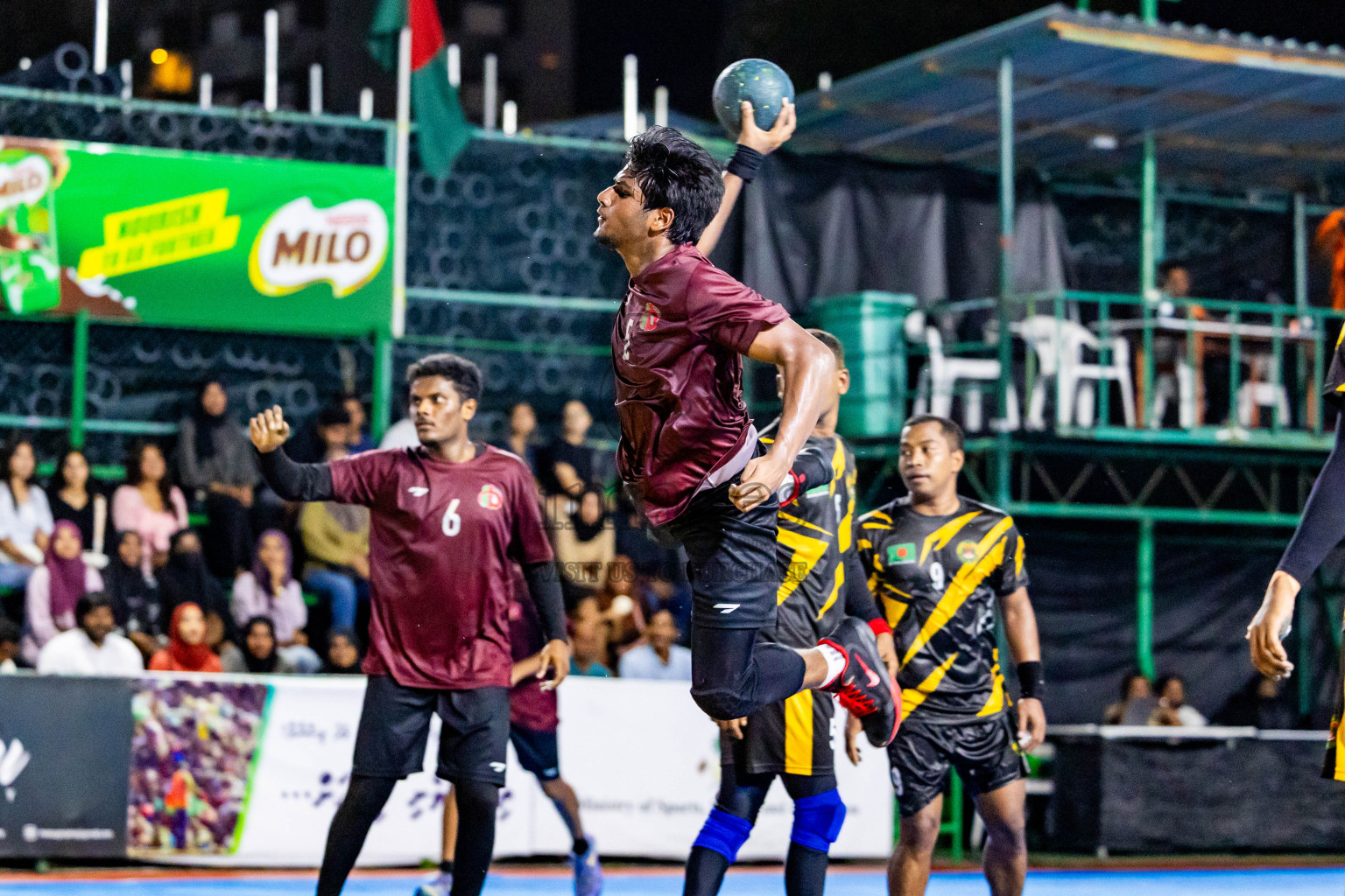 U-19 National Team vs Bangladesh Ansarvdp from Handball International Friendly Series held in Handball ground, Male', Maldives on Sunday, 30th June 2023 Photos: Nausham Waheed/ Images.mv