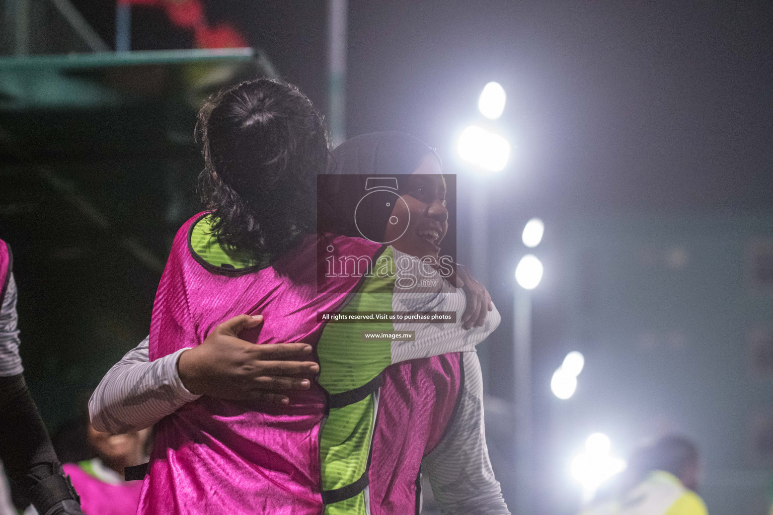 Ports Limited vs WAMCO - in the Finals 18/30 Women's Futsal Fiesta 2021 held in Hulhumale, Maldives on 18 December 2021. Photos by Nausham Waheed & Shuu Abdul Sattar