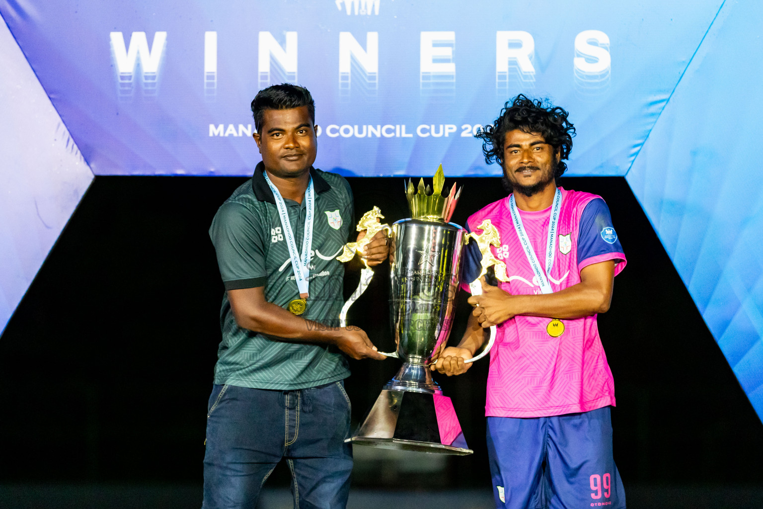 JT Sports vs Kanmathi Juniors from Final of Manadhoo Council Cup 2024 in N Manadhoo Maldives on Tuesday, 27th February 2023. Photos: Nausham Waheed / images.mv