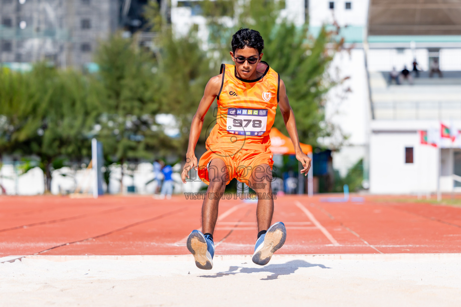 Day 4 of MWSC Interschool Athletics Championships 2024 held in Hulhumale Running Track, Hulhumale, Maldives on Tuesday, 12th November 2024. Photos by: Nausham Waheed / Images.mv