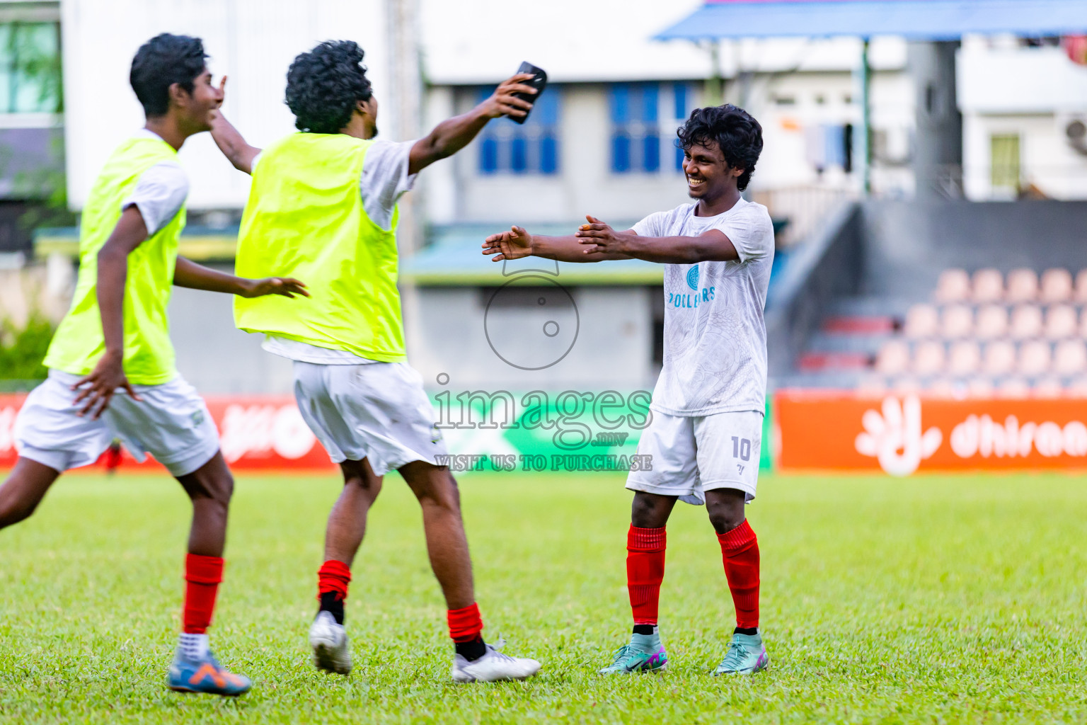 United Victory vs Club Green Street in Day 4 of Under 19 Youth Championship 2024 was held at National Stadium in Male', Maldives on Thursday, 13th June 2024. Photos: Nausham Waheed / images.mv