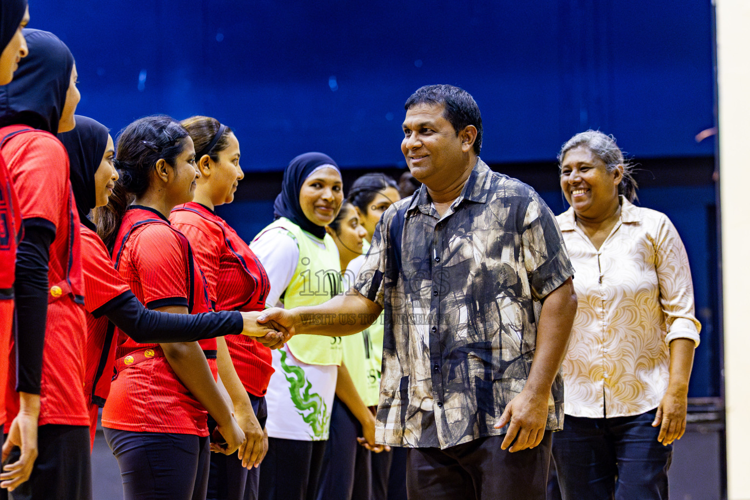 Matrix vs Club green streets in 1st division Final of National Netball Tournament 2025 held in Social Center at Male', Maldives on Thursday, 29th May 2025. Photos: Nausham Waheed / images.mv