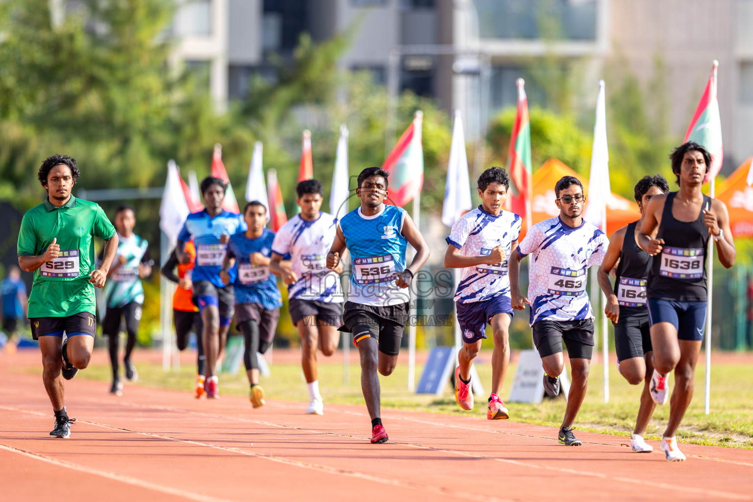 Day 4 of MWSC Interschool Athletics Championships 2024 held in Hulhumale Running Track, Hulhumale, Maldives on Tuesday, 12th November 2024. Photos by: Raaif Yoosuf / Images.mv