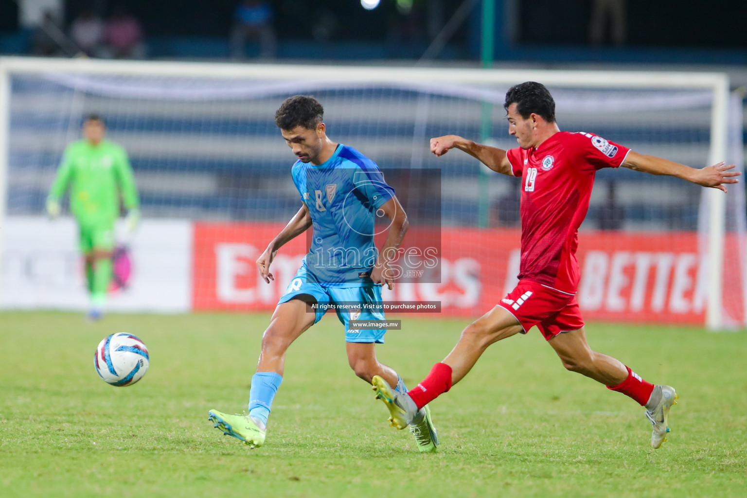 Lebanon vs India in the Semi-final of SAFF Championship 2023 held in Sree Kanteerava Stadium, Bengaluru, India, on Saturday, 1st July 2023. Photos: Nausham Waheed, Hassan Simah / images.mv