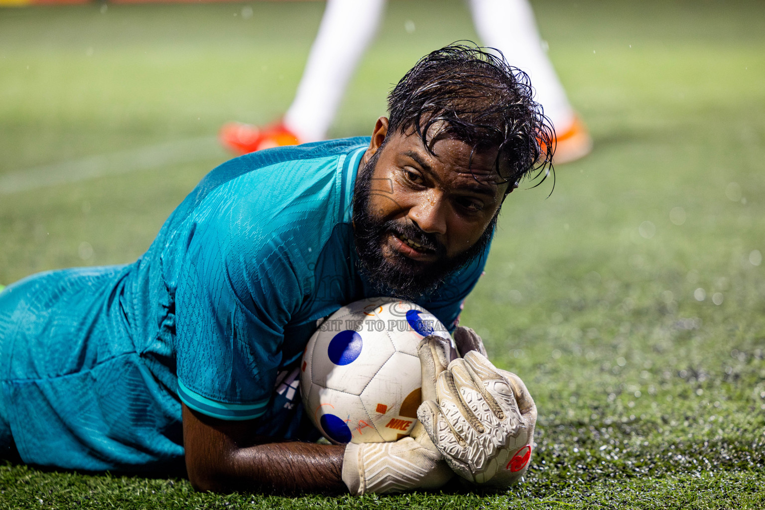 Sh Lhaimagu VS Sh Goidhoo in Day 6 of Golden Futsal Challenge 2025 on Friday, 6th January 2025, in Hulhumale', Maldives Photos: Nausham Waheed / images.mv