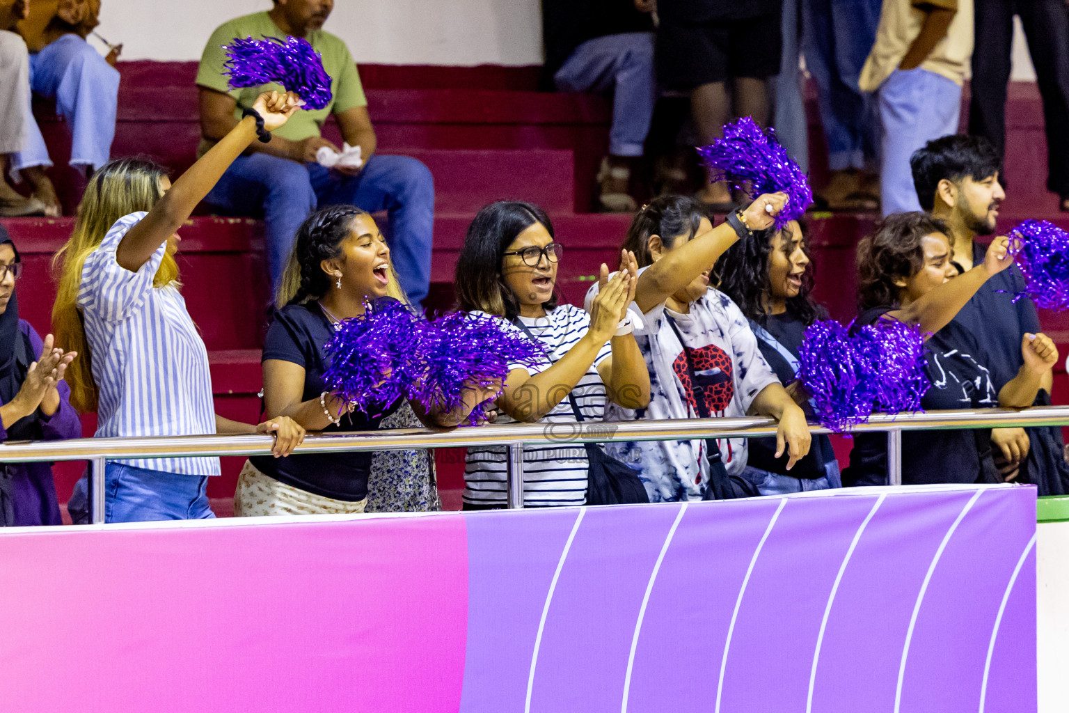 Day 11 of 25th Inter-School Netball Tournament was held in Social Center at Male', Maldives on Wednesday, 21st August 2024. Photos: Nausham Waheed / images.mv