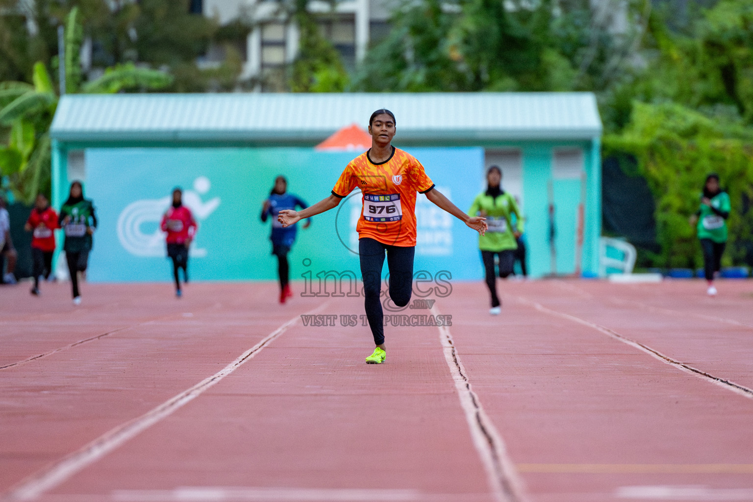 Day 2 of MWSC Interschool Athletics Championships 2024 held in Hulhumale Running Track, Hulhumale, Maldives on Sunday, 10th November 2024. 
Photos by: Hassan Simah / Images.mv