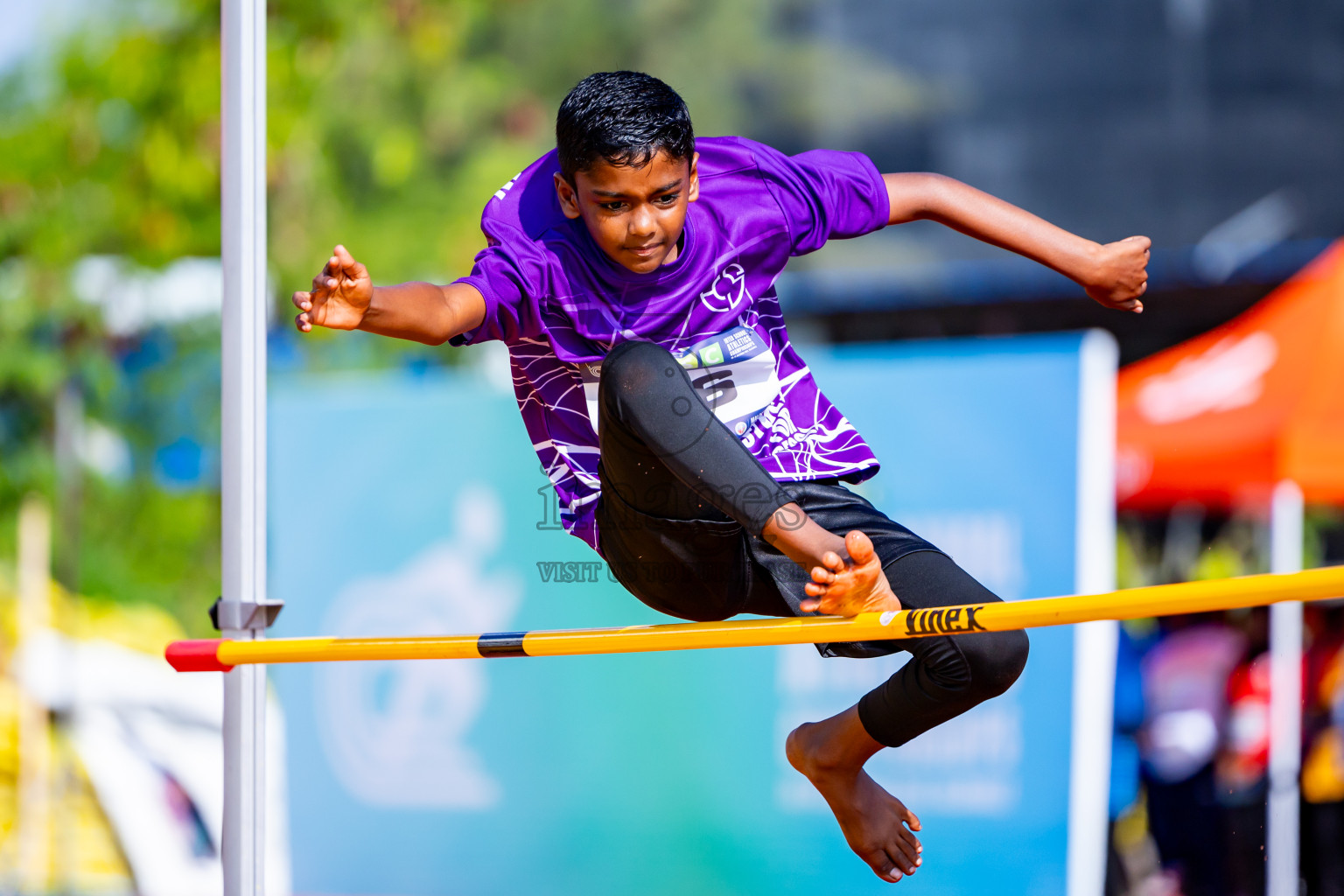 Day 3 of MWSC Interschool Athletics Championships 2024 held in Hulhumale Running Track, Hulhumale, Maldives on Monday, 11th November 2024. Photos by:  Nausham Waheed / Images.mv