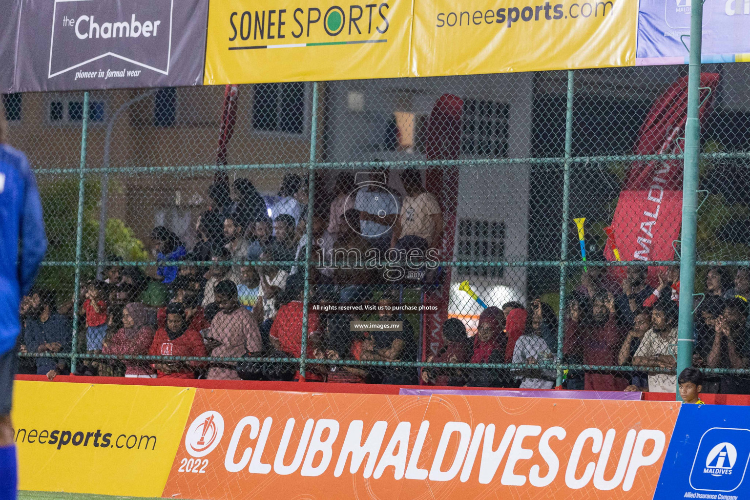 Team Fenaka vs United BML in Club Maldives Cup 2022 was held in Hulhumale', Maldives on Sunday, 9th October 2022. Photos: Ismail Thoriq / images.mv