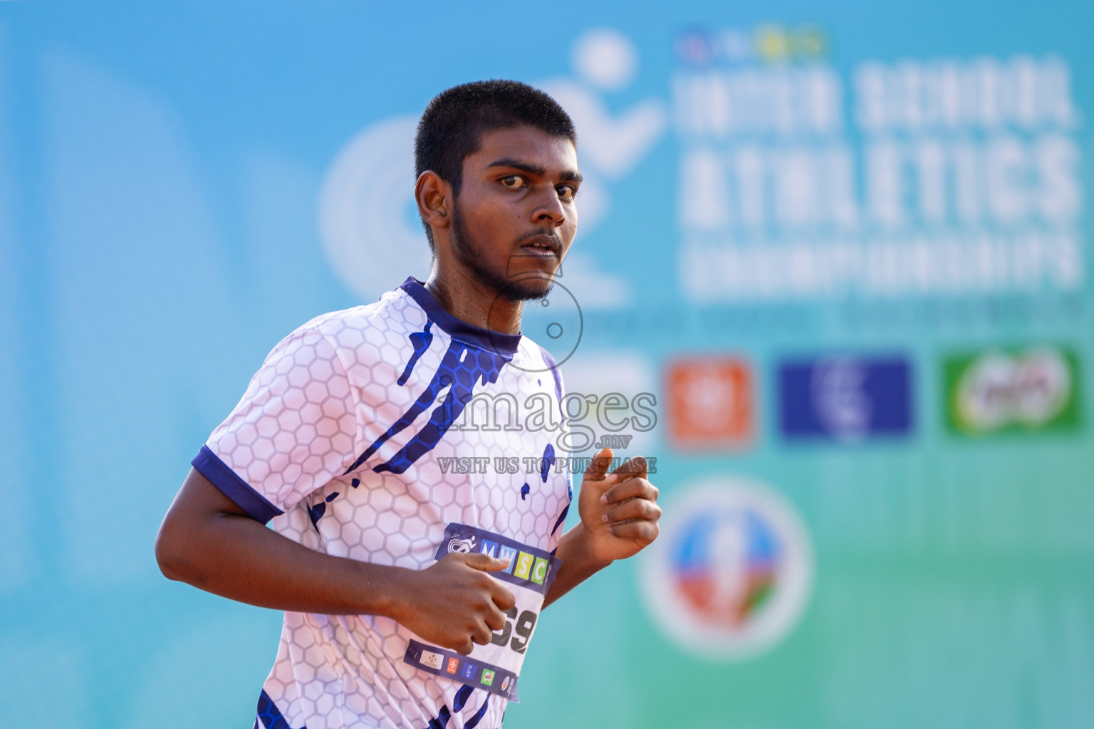 Day 6 of MWSC Interschool Athletics Championships 2024 held in Hulhumale Running Track, Hulhumale, Maldives on Thursday, 14th November 2024. Photos by: Ismail Thoriq / Images.mv