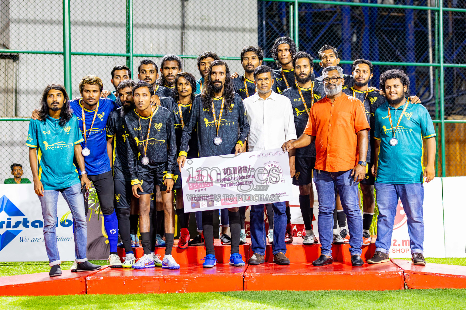 JJ Sports Club vs RDL in Finals of BG Futsal Challenge 2024 was held on Thursday , 4th April 2024, in Male', Maldives Photos: Nausham Waheed / images.mv