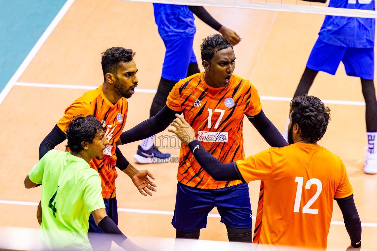 Sports Club City vs Police Club in Day 3 of MILO VAM Cup 2024 Men's Division was held in Social Center Indoor Hall on Wednesday, 30th October 2024. Photos: Nausham Waheed / images.mv