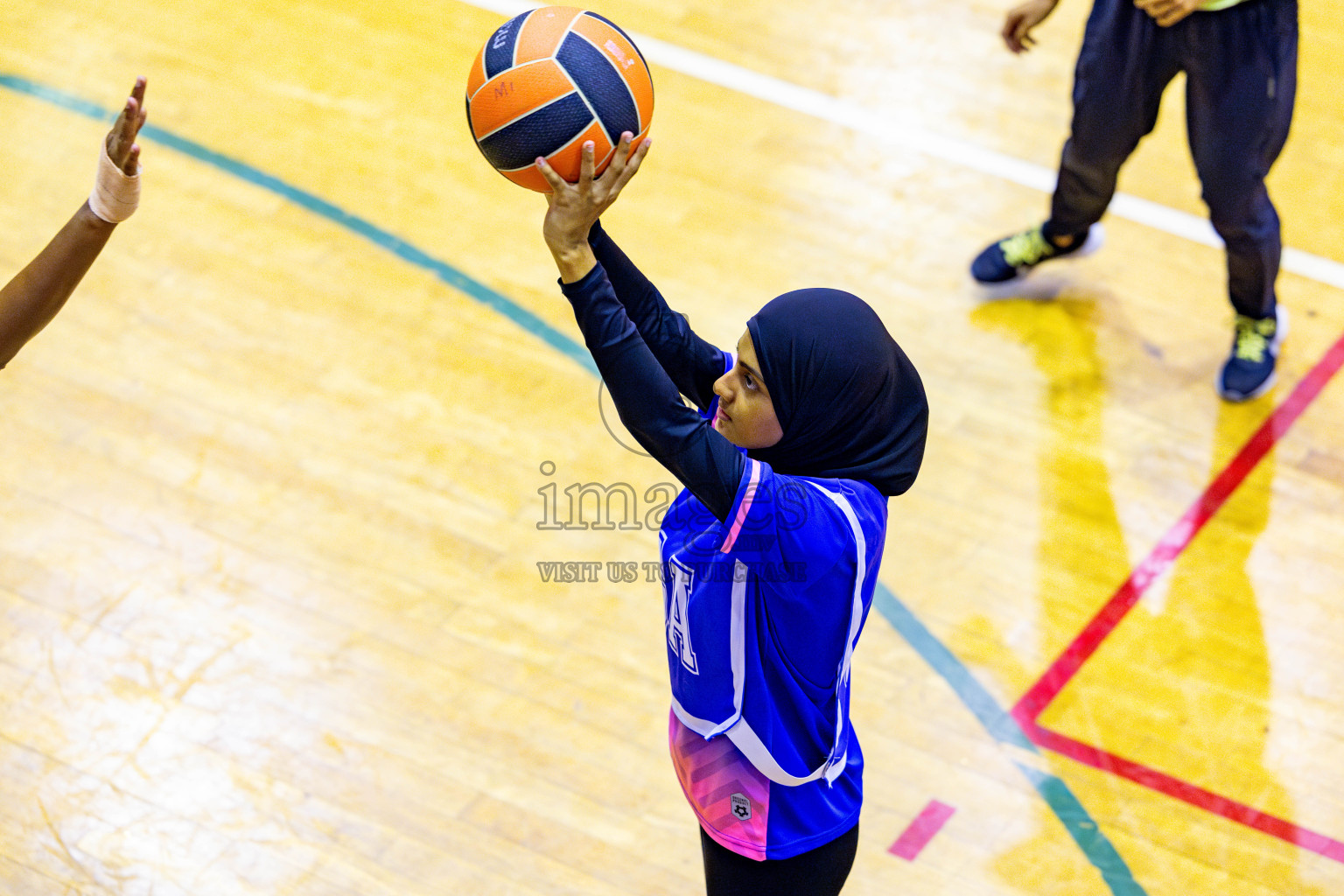 Kulhudhuffushi Youth & Recreation Club vs Sports Club Shining Star in Day 3 of 21st National Netball Tournament was held in Social Canter at Male', Maldives on Saturday, 18th May 2024. Photos: Nausham Waheed / images.mv