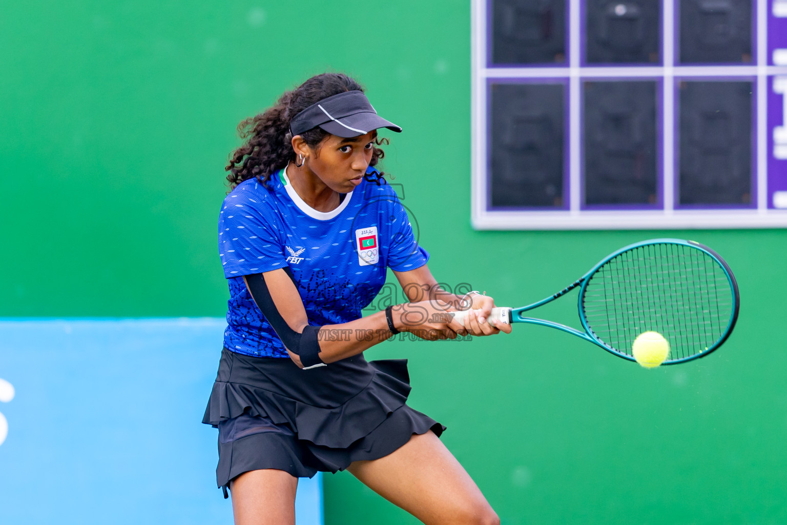 Day 7 of ATF Maldives Junior Open Tennis was held in Male' Tennis Court, Male', Maldives on Wednesday, 18th December 2024. Photos: Nausham Waheed/ images.mv