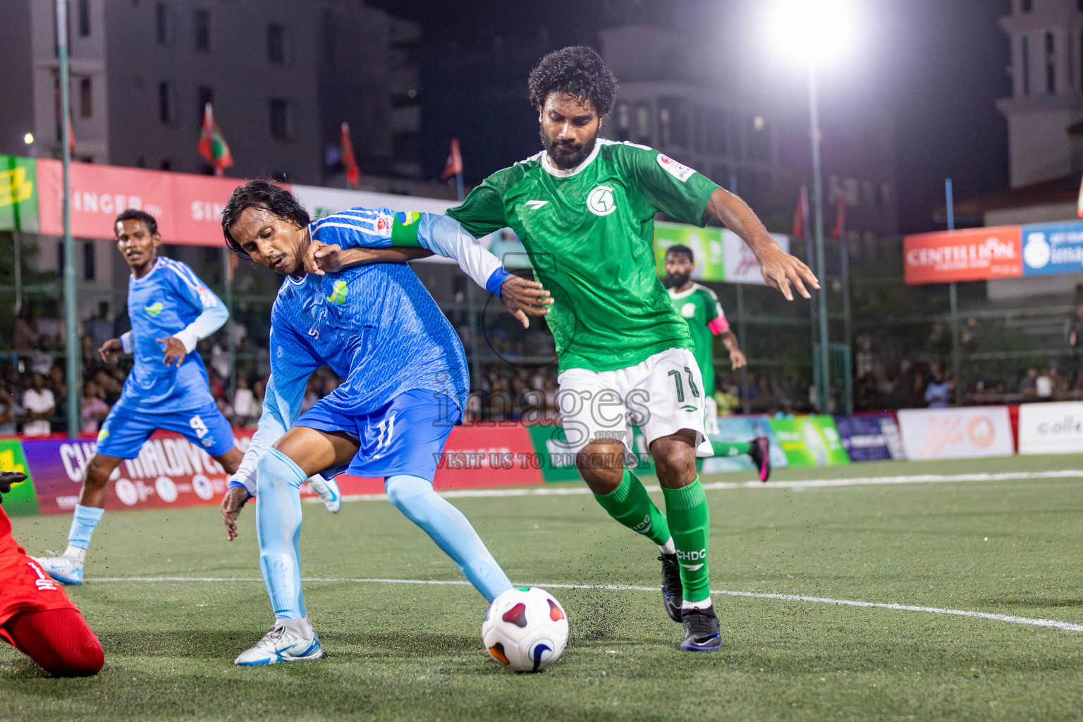 CLUB HDC vs CLUB FEN in Club Maldives Cup 2024 held in Rehendi Futsal Ground, Hulhumale', Maldives on Monday, 23rd September 2024. 
Photos: Mohamed Mahfooz Moosa / images.mv