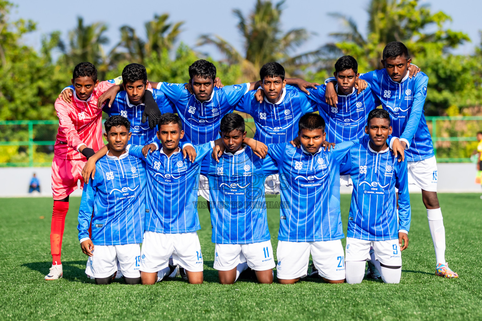 Chester Academy vs Baburu SC from Manadhoo Council Cup 2024 in N Manadhoo Maldives on Tuesday, 20th February 2023. Photos: Nausham Waheed / images.mv