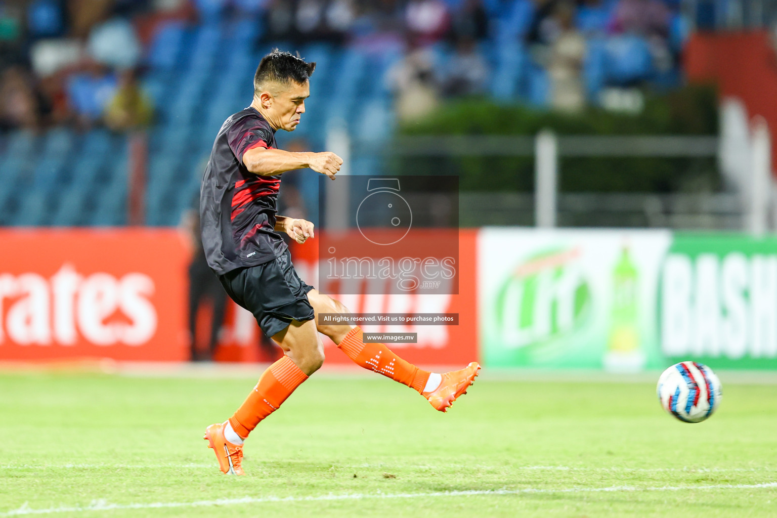 Nepal vs India in SAFF Championship 2023 held in Sree Kanteerava Stadium, Bengaluru, India, on Saturday, 24th June 2023. Photos: Nausham Waheed, Hassan Simah / images.mv