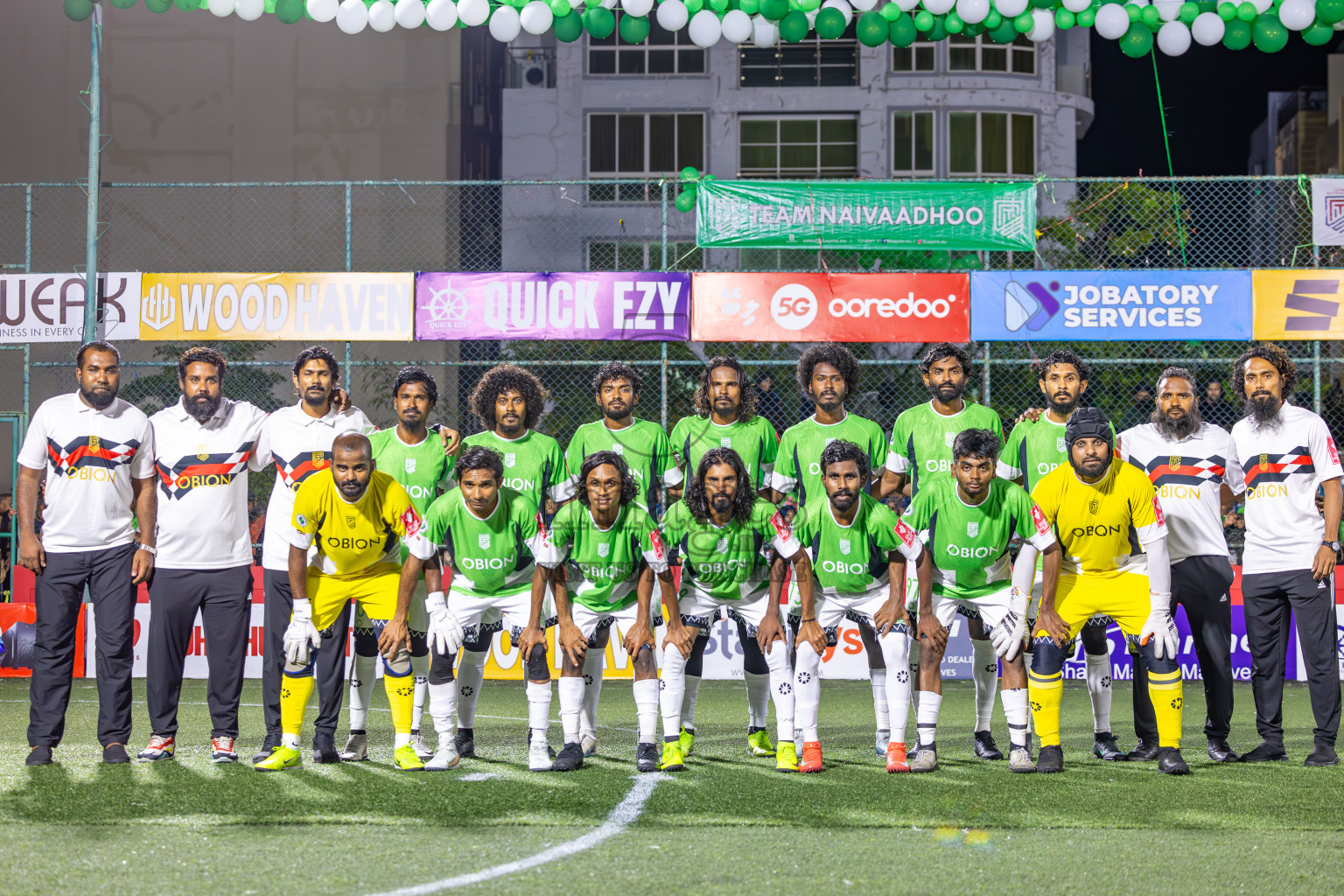 HDh Naivaadhoo vs HDh Neykurendhoo in Haa Dhaalu Atoll Finals Day 28 of Golden Futsal Challenge 2025 was held on Saturday , 1st February 2025, in Hulhumale', Maldives. Photos: Ismail Thoriq / images.mv