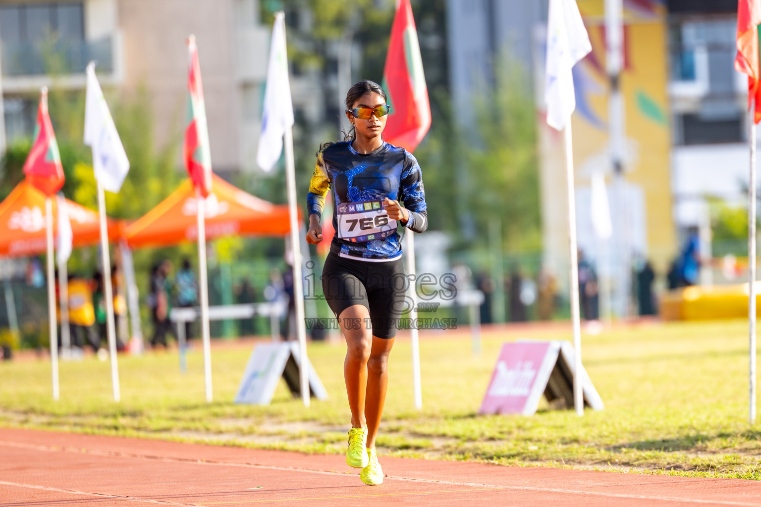 Day 4 of MWSC Interschool Athletics Championships 2024 held in Hulhumale Running Track, Hulhumale, Maldives on Tuesday, 12th November 2024. Photos by: Raaif Yoosuf / Images.mv