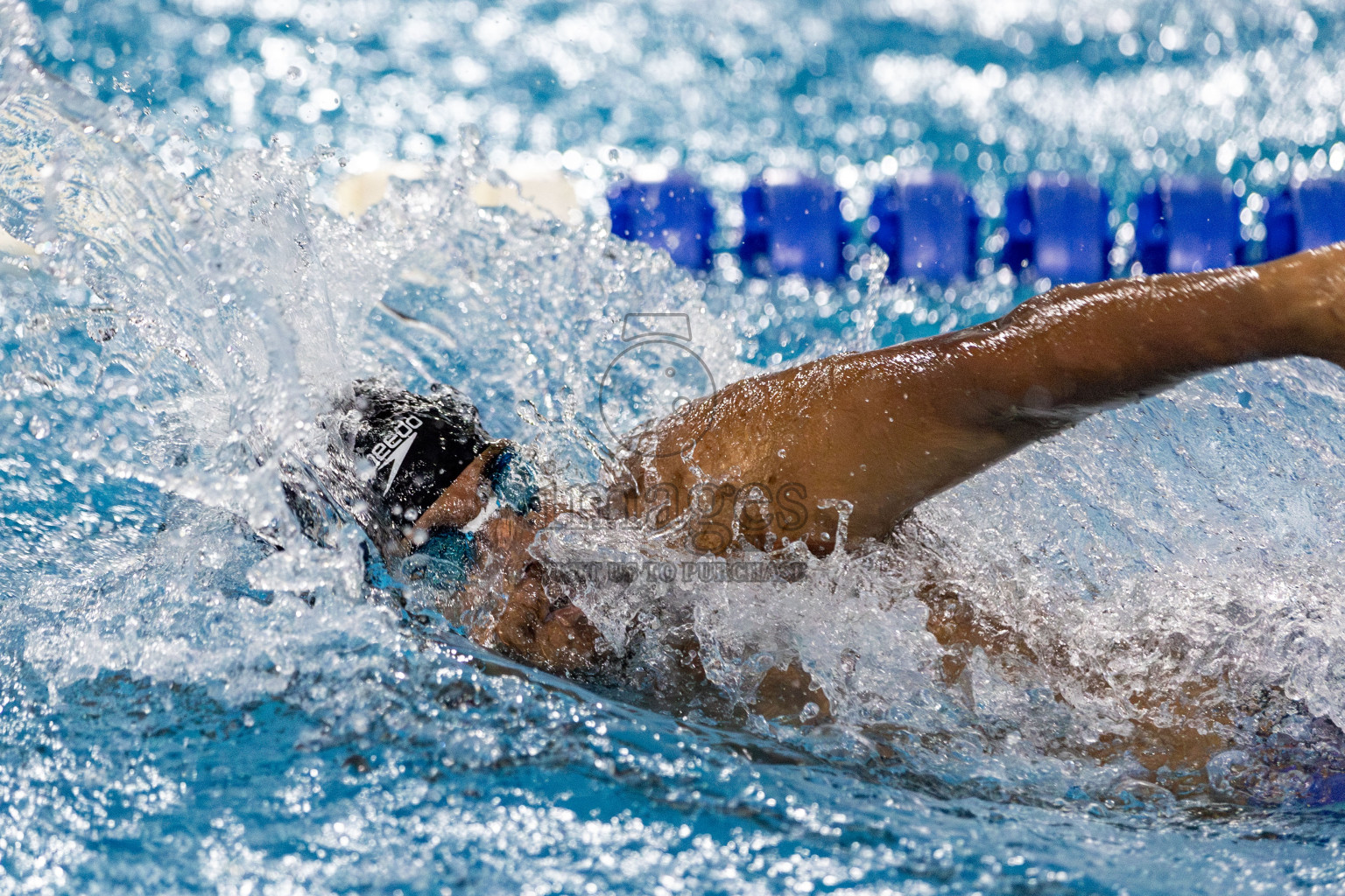 Day 2 of National Swimming Competition 2024 held in Hulhumale', Maldives on Saturday, 14th December 2024. Photos: Hassan Simah / images.mv