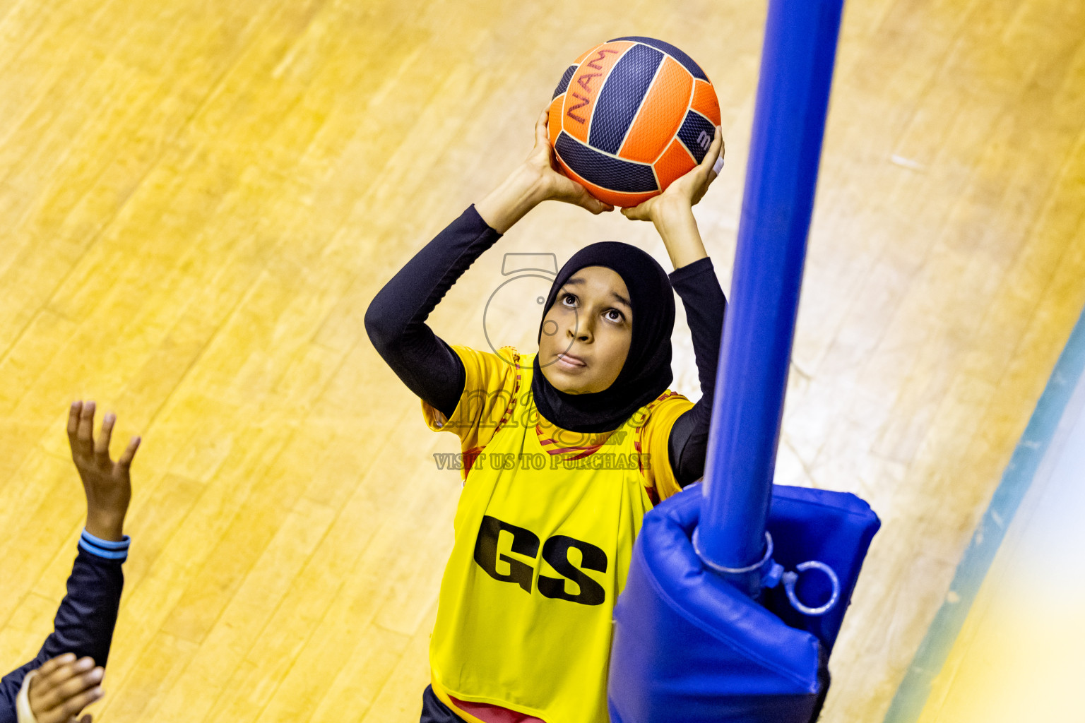 Day 1 of 25th Milo Inter-School Netball Tournament was held in Social Center at Male', Maldives on Thursday, 8th August 2024. Photos: Nausham Waheed / images.mv